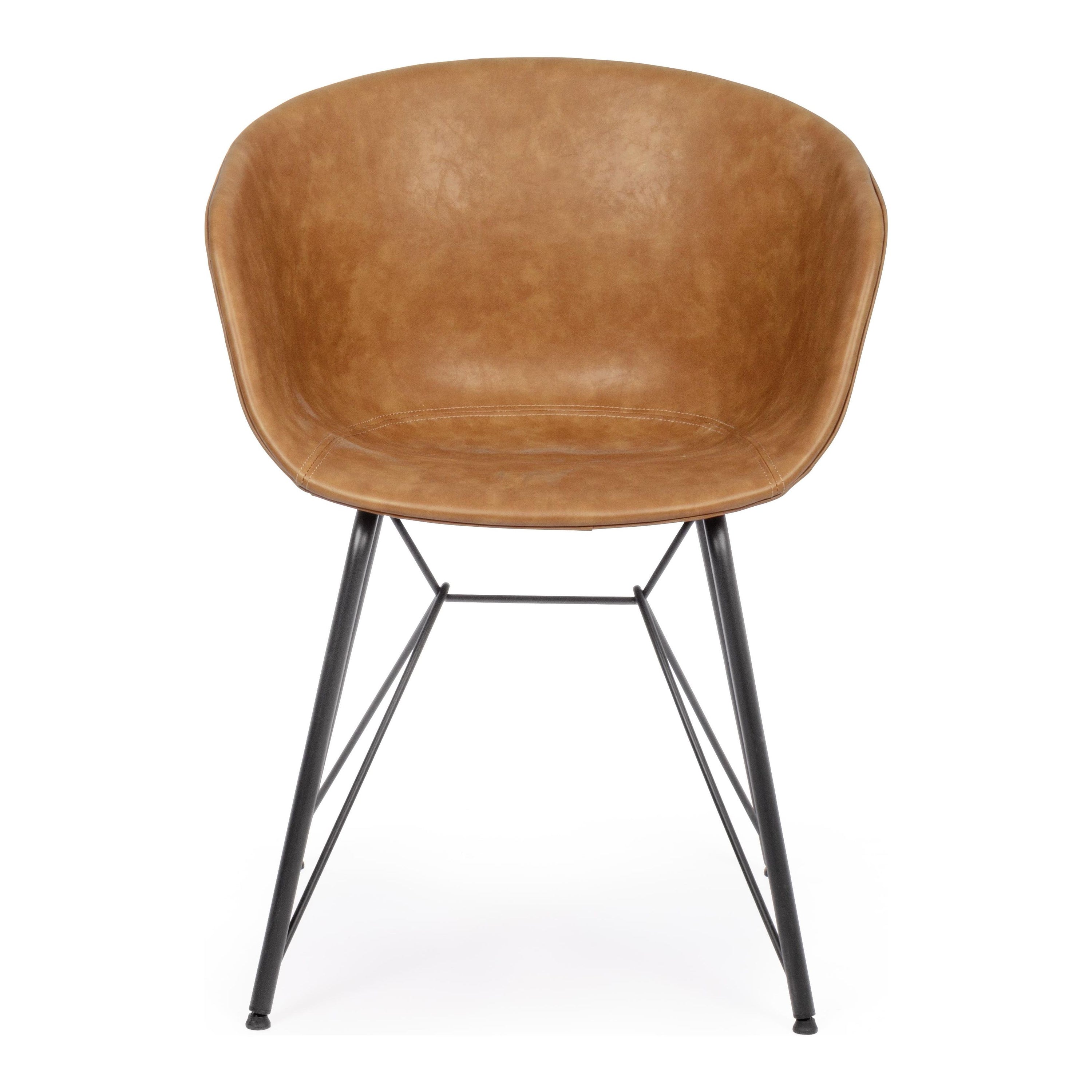 WARHOL chair, brown color