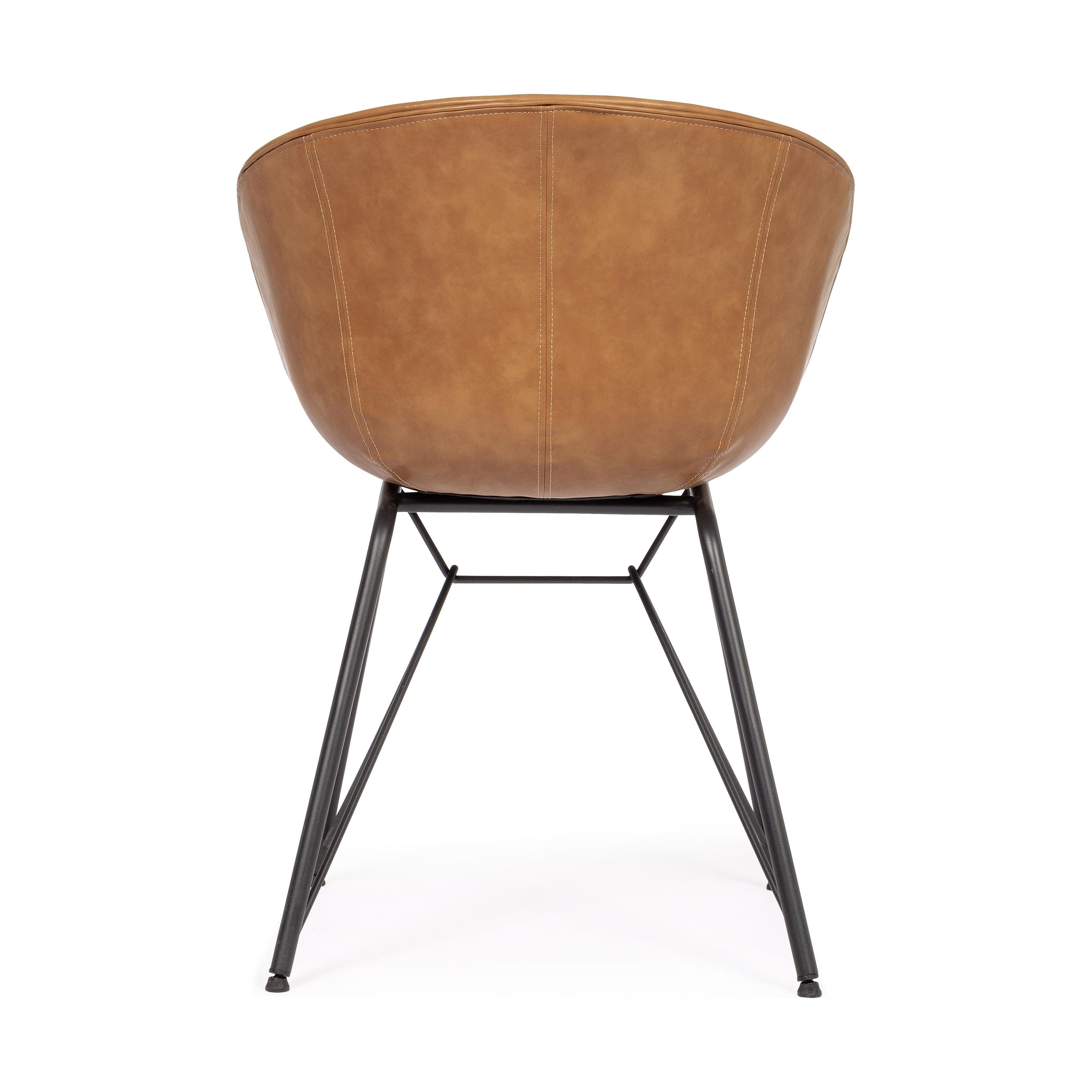 WARHOL chair, brown color
