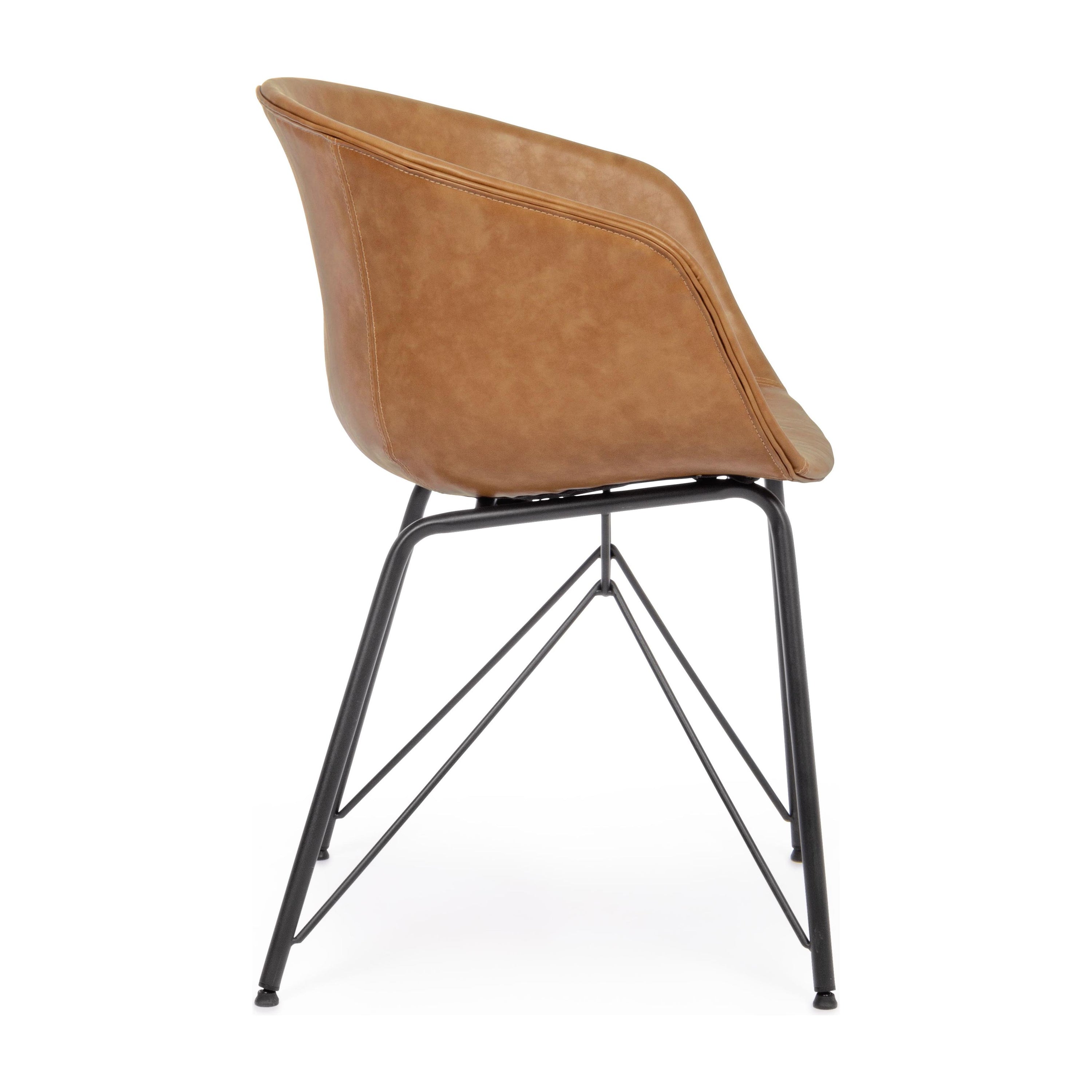 WARHOL chair, brown color