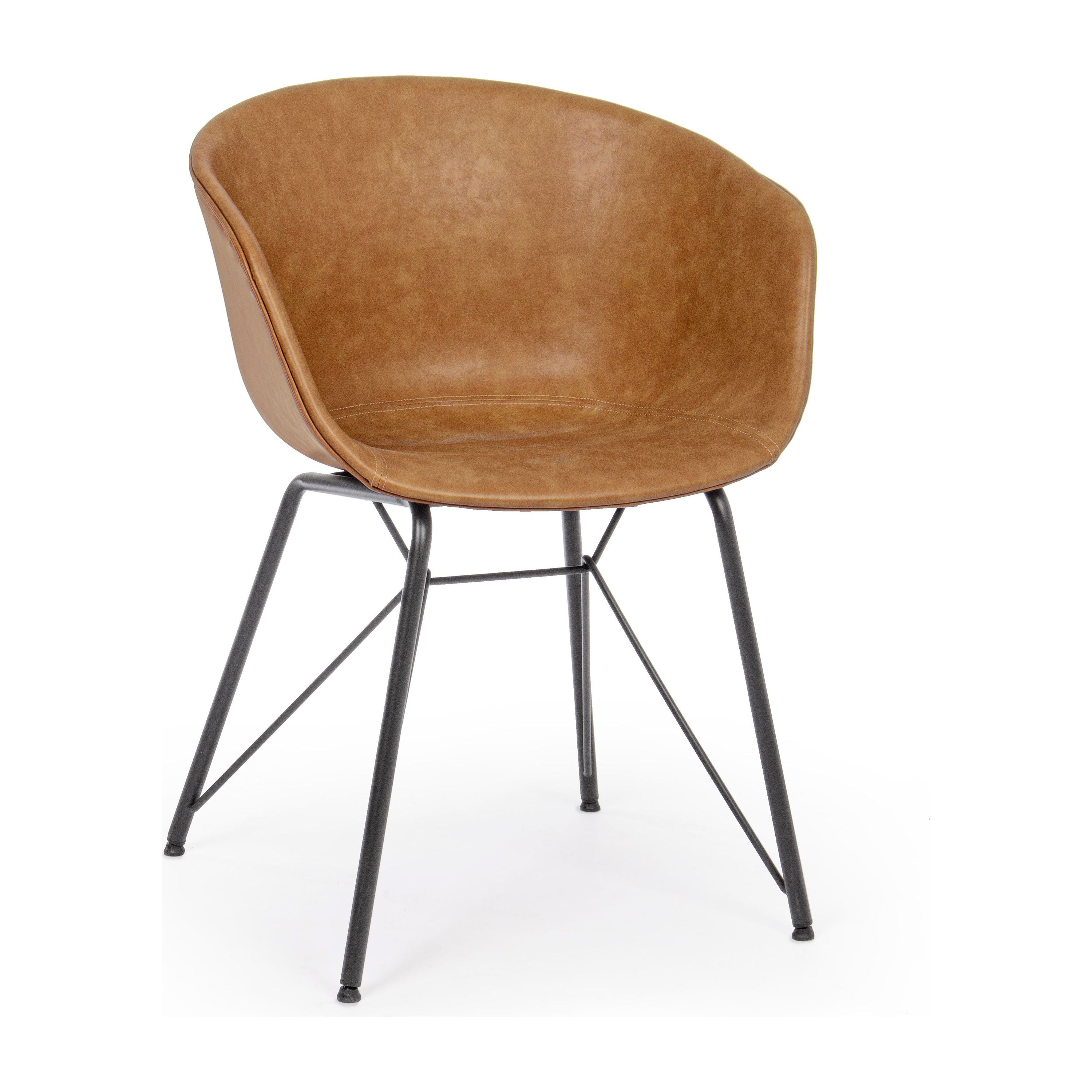 WARHOL chair, brown color