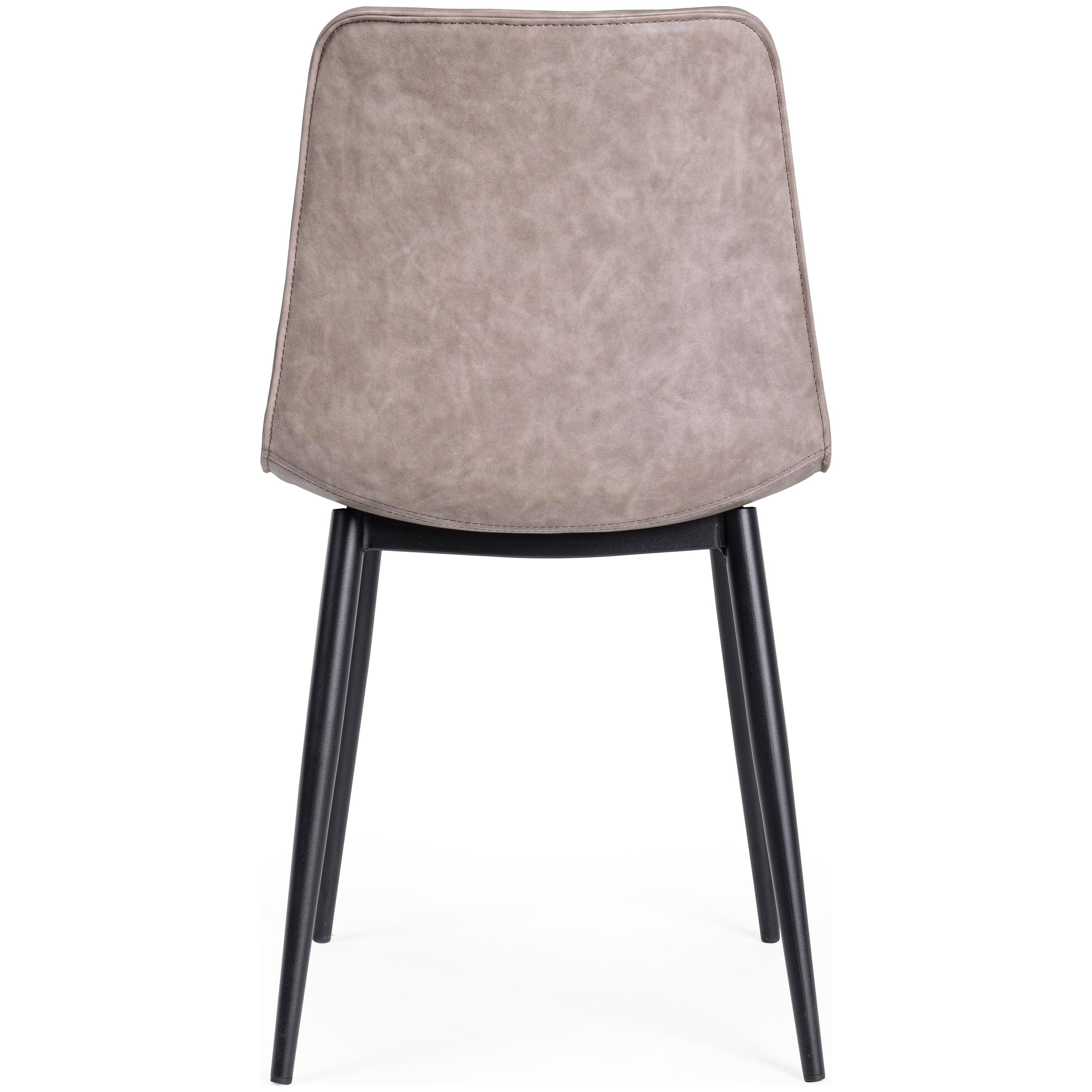 KYRA valgomojo kėdė, beige spalva, juodos kojos