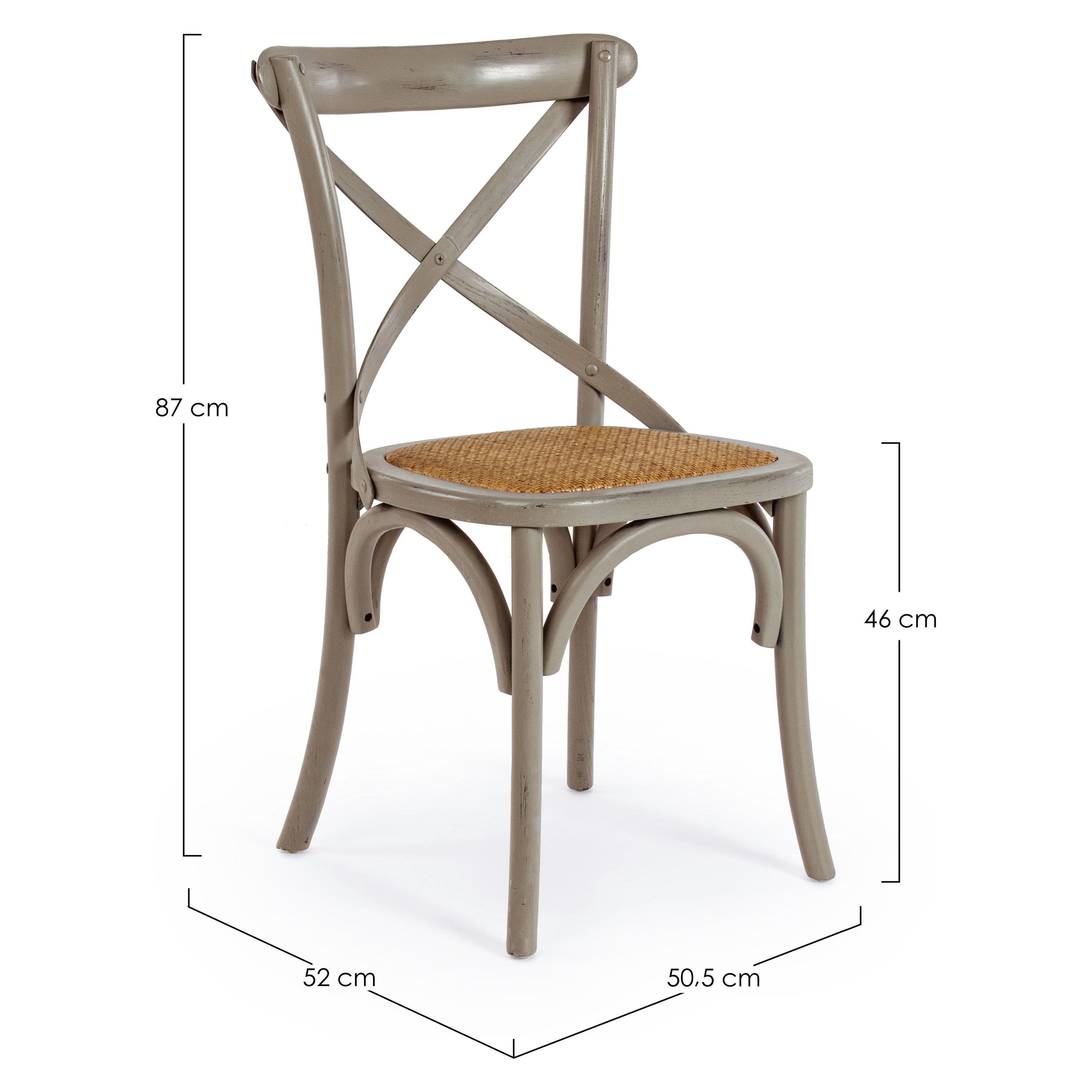 CROSS chair, dark gray color
