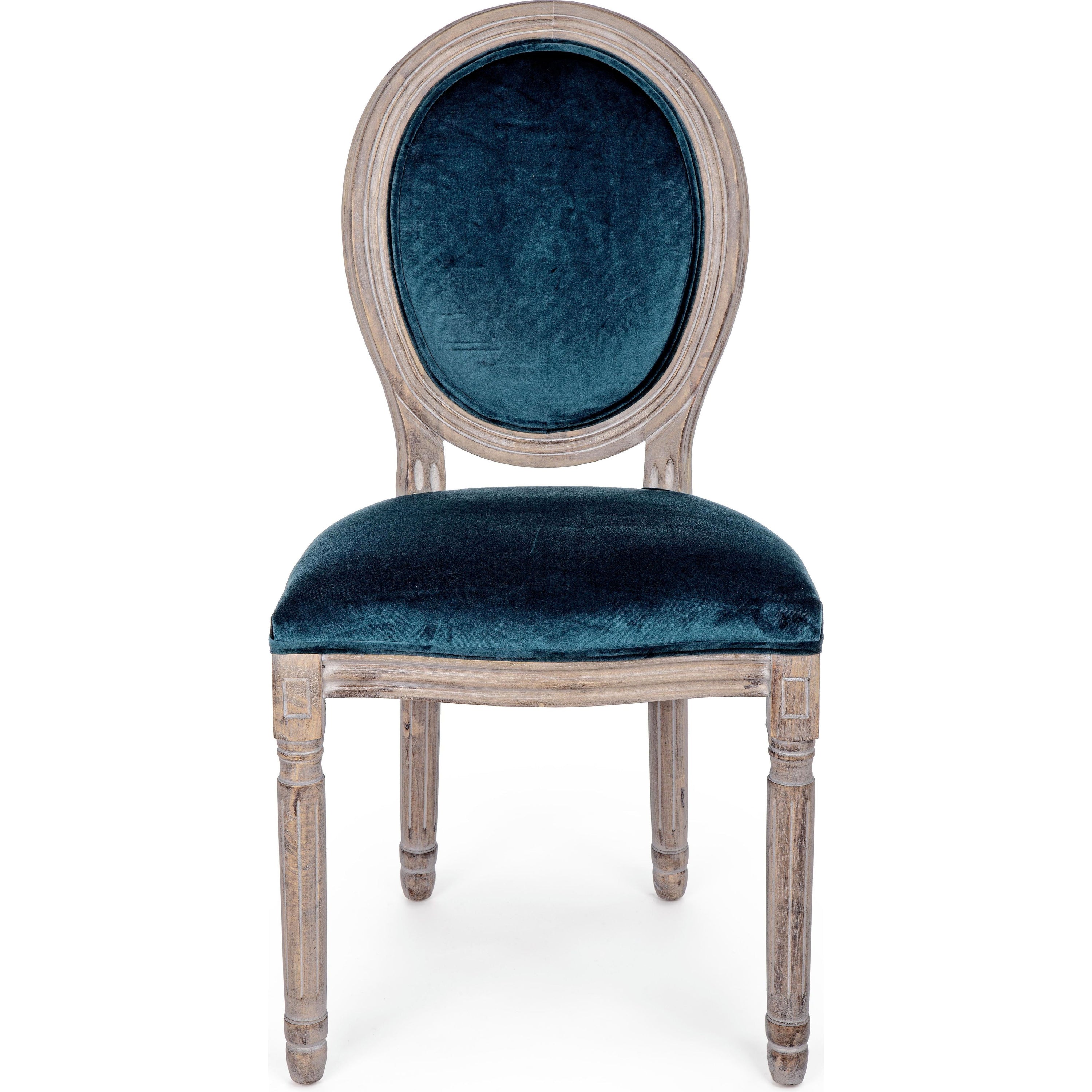 MATHILDE kėdė, turquoise spalva, aksomas