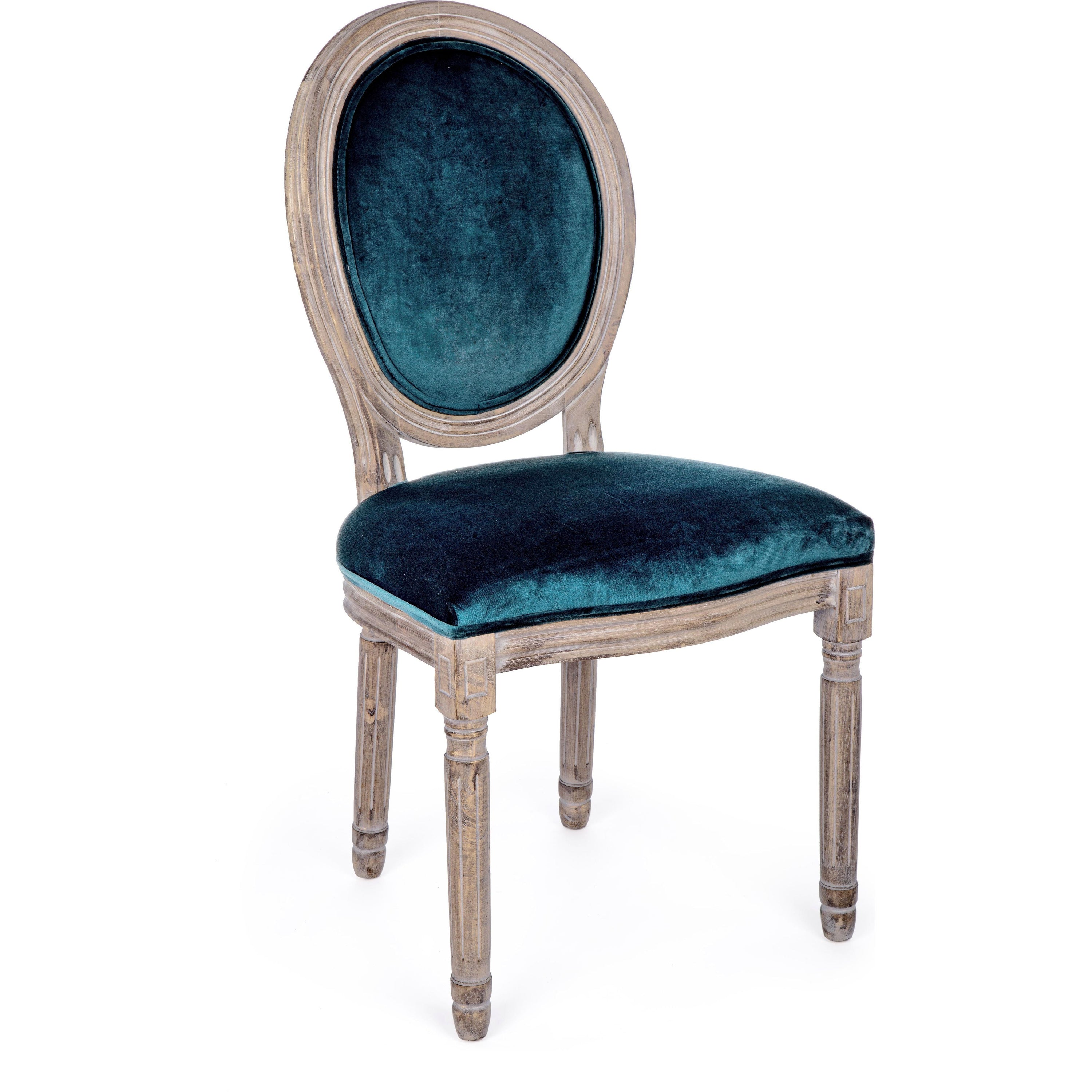 MATHILDE kėdė, turquoise spalva, aksomas
