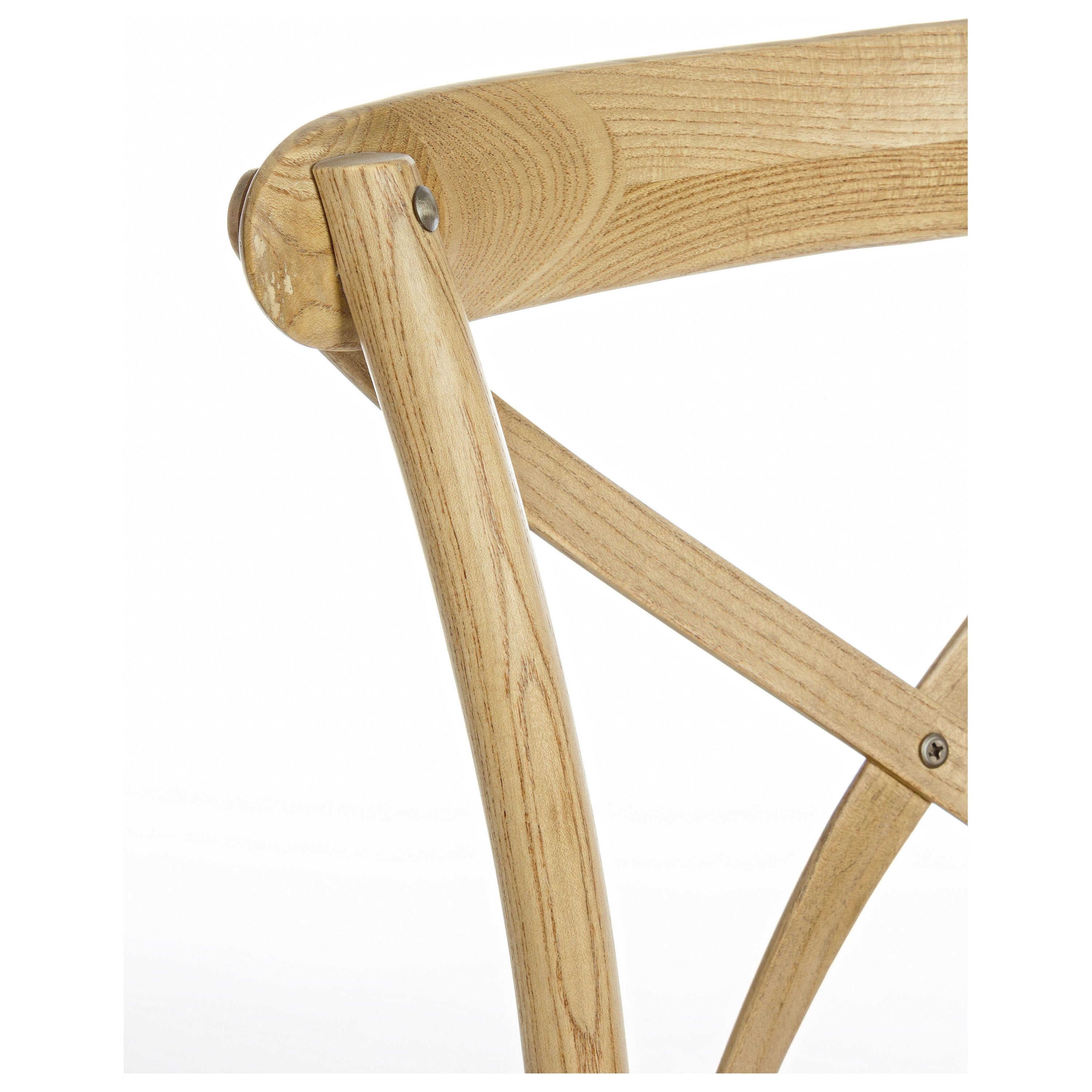 CROSS kėdė, natūrali/ ruda spalva