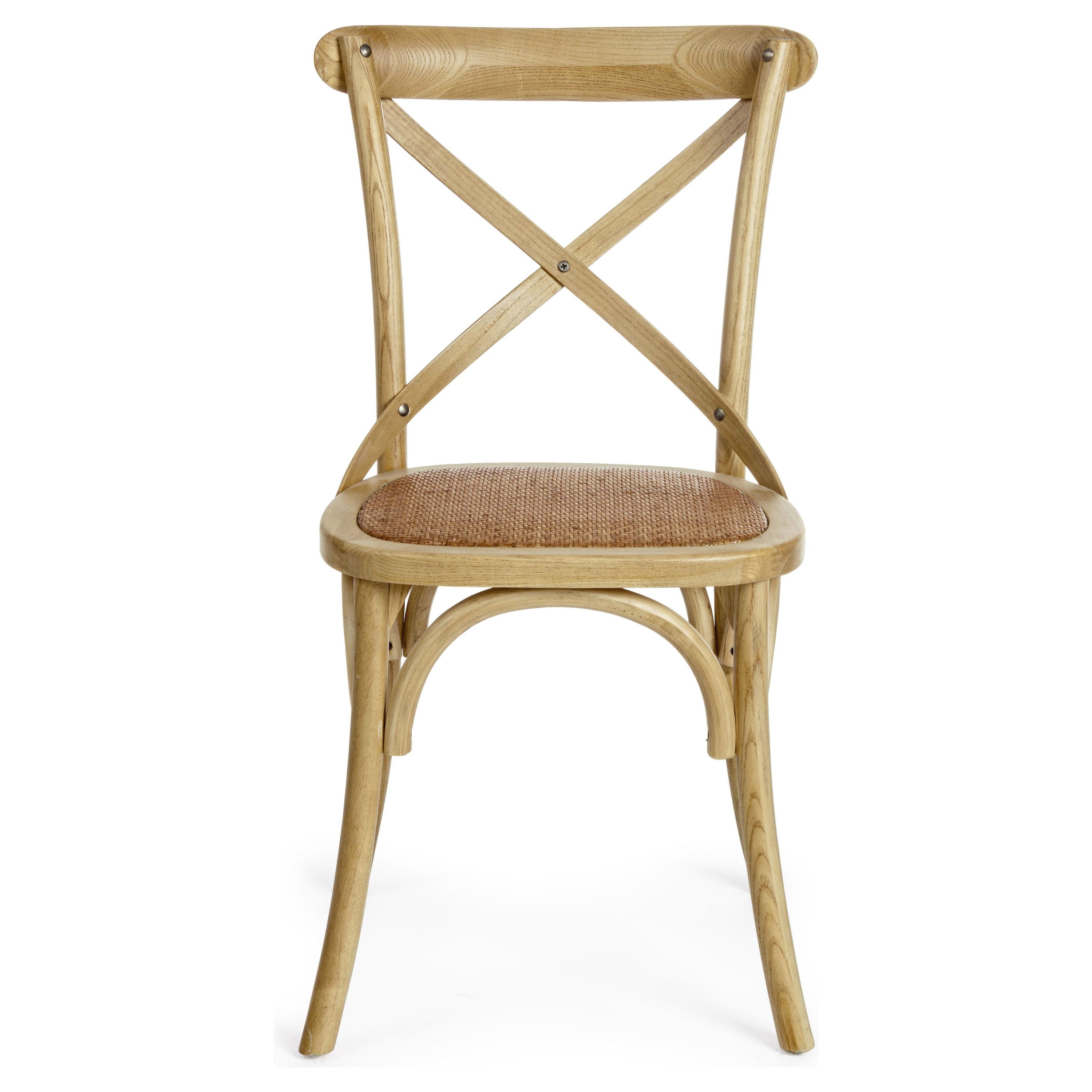 CROSS kėdė, natūrali/ ruda spalva