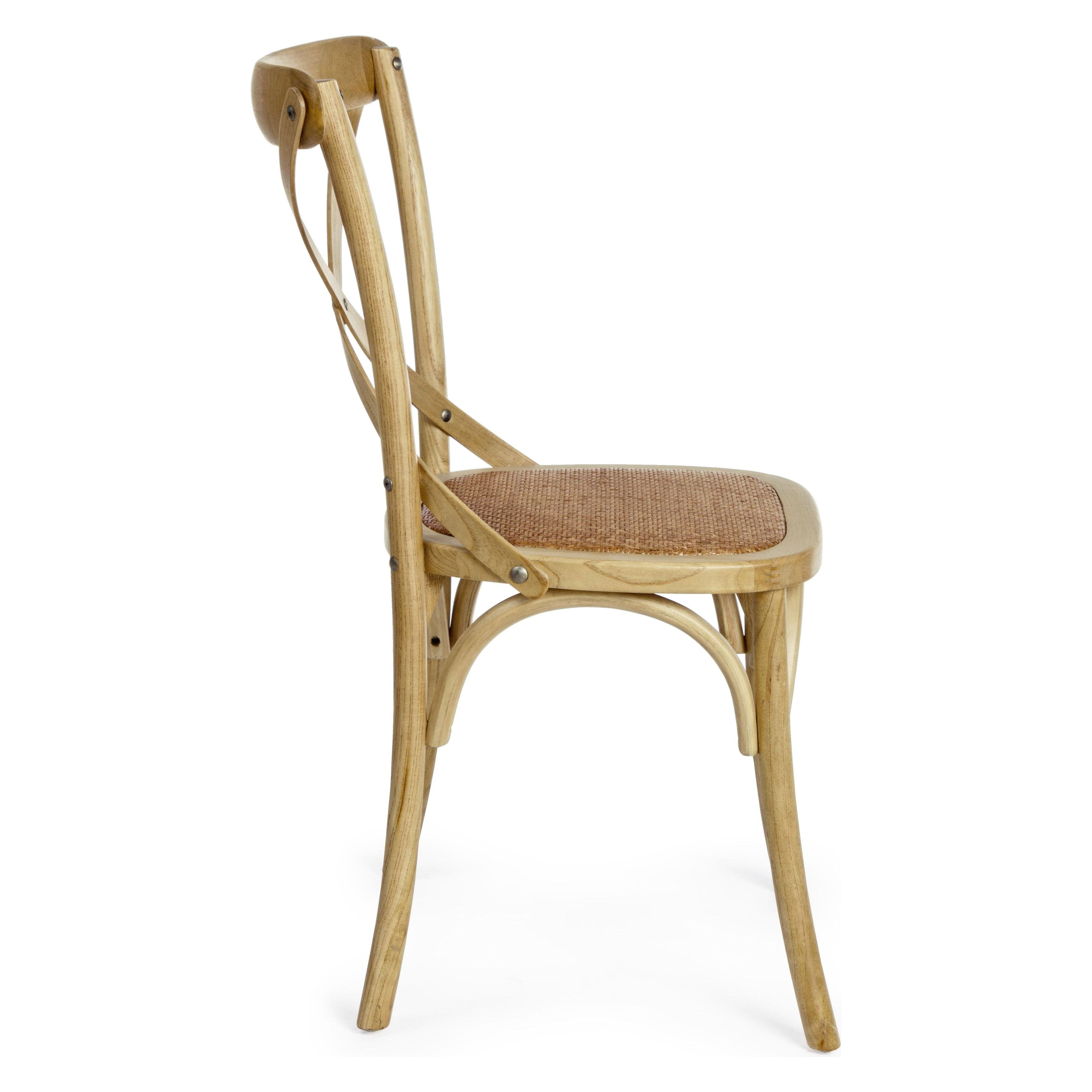 CROSS kėdė, natūrali/ ruda spalva