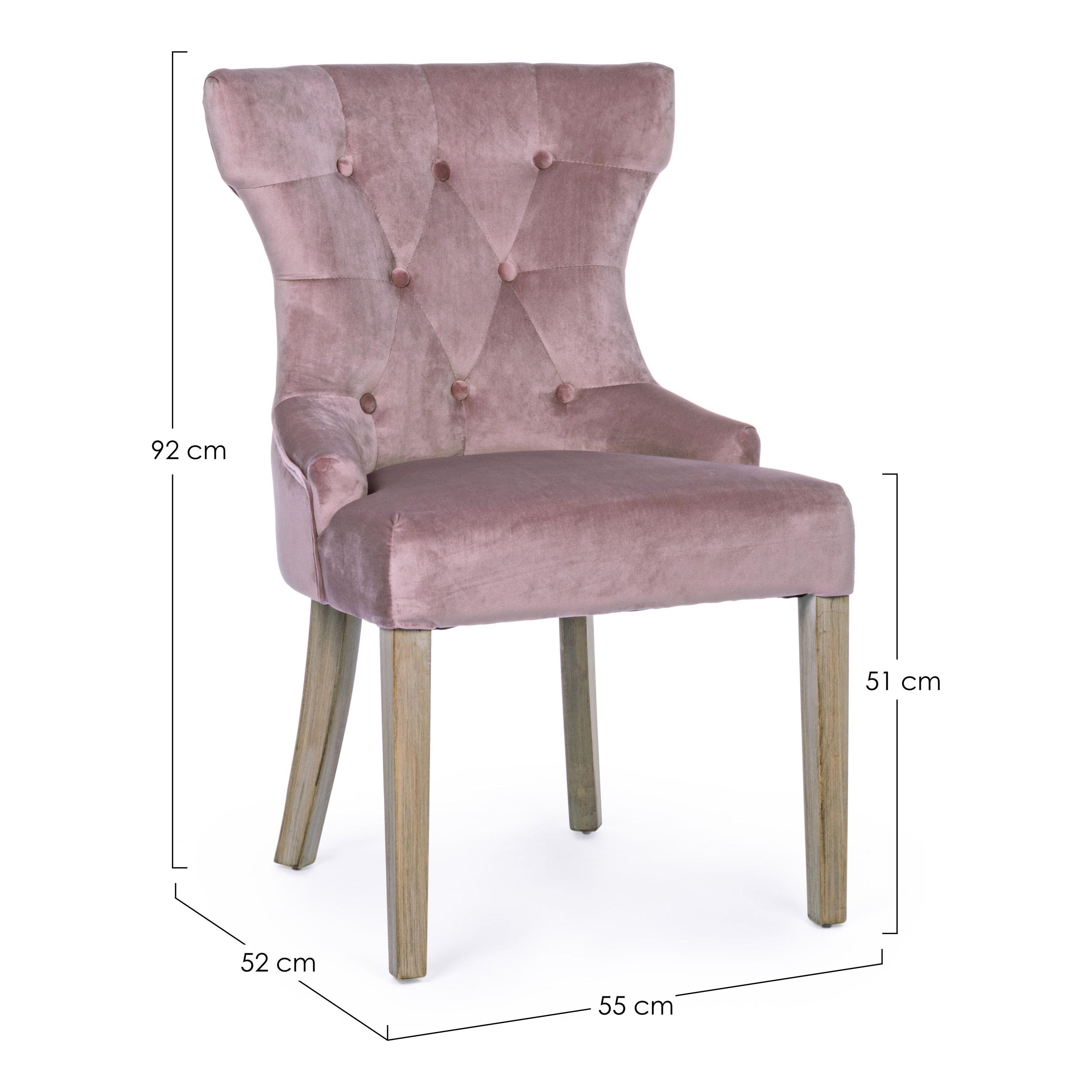 AZELIA kėdė, rožinė spalva