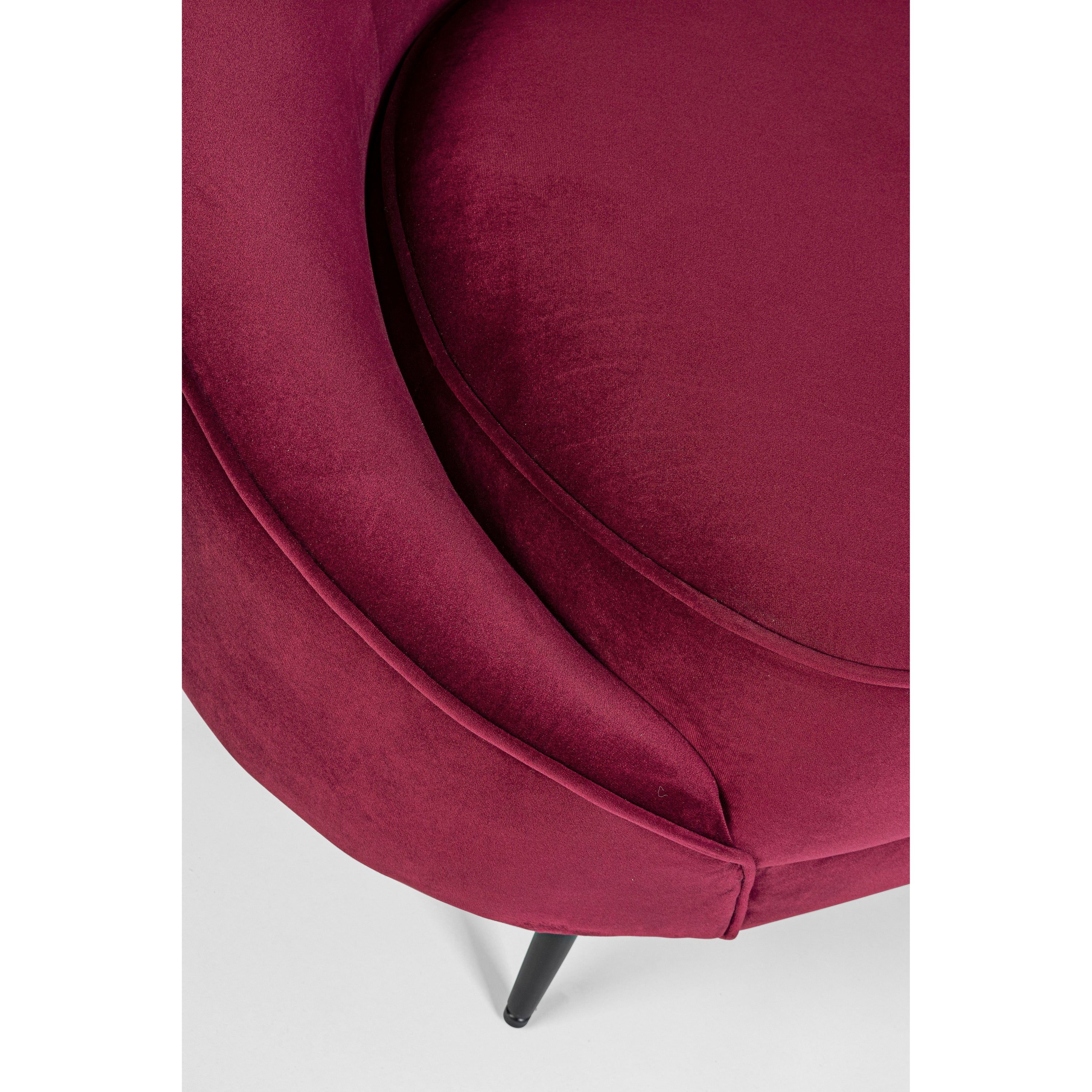 SERAPHIN 2 dalių sofa, vyno raudonumo spalva