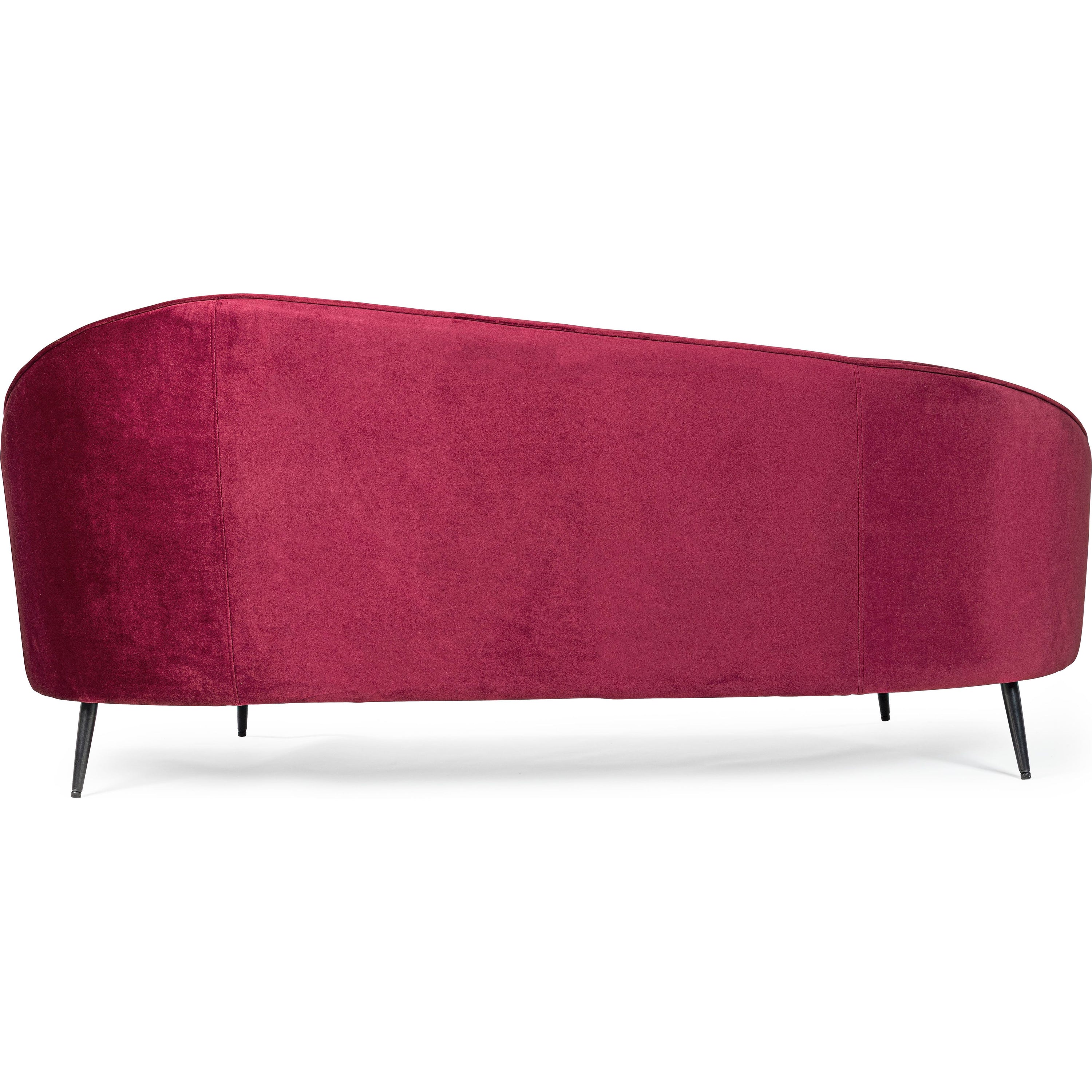 SERAPHIN 2 dalių sofa, vyno raudonumo spalva