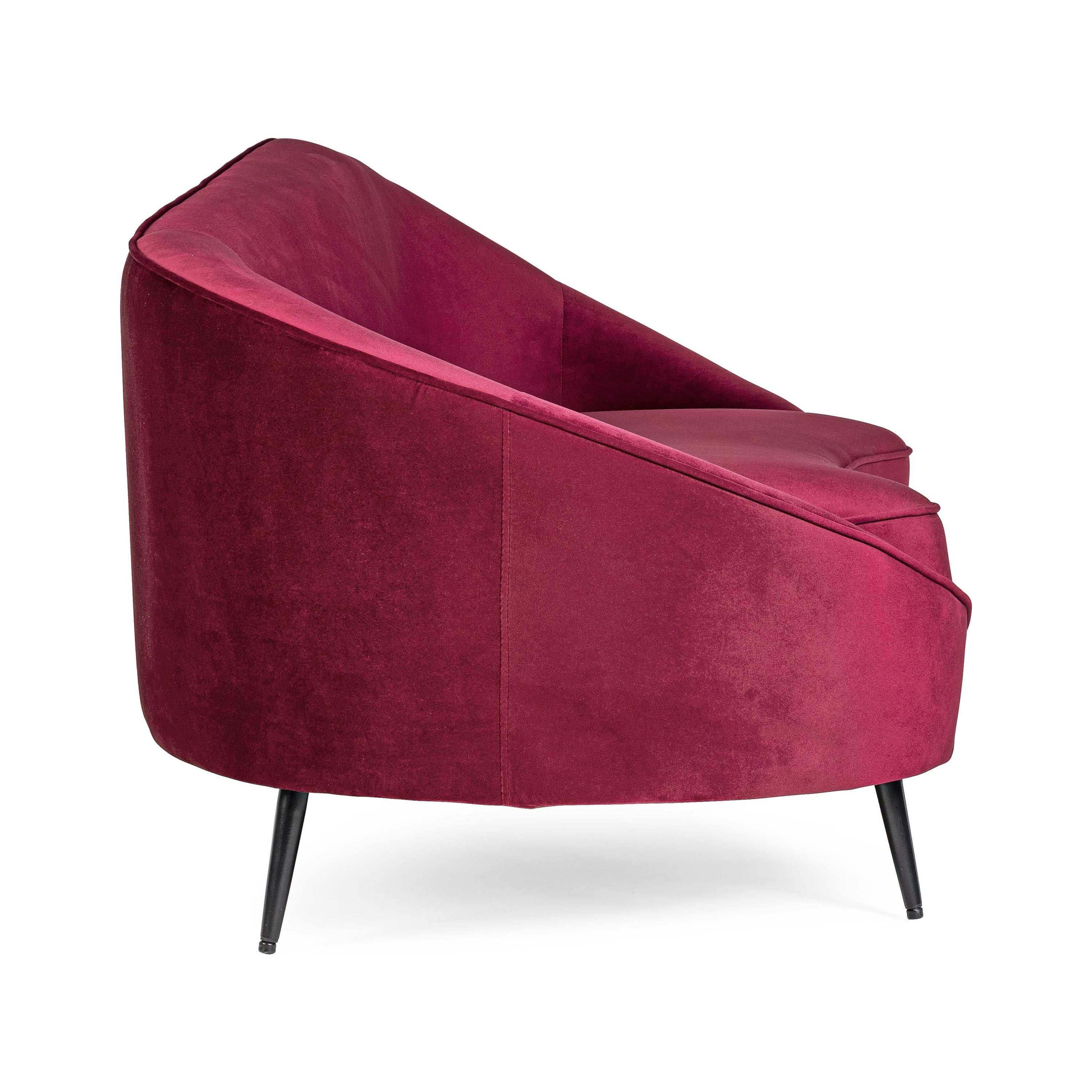 SERAPHIN 2 dalių sofa, vyno raudonumo spalva