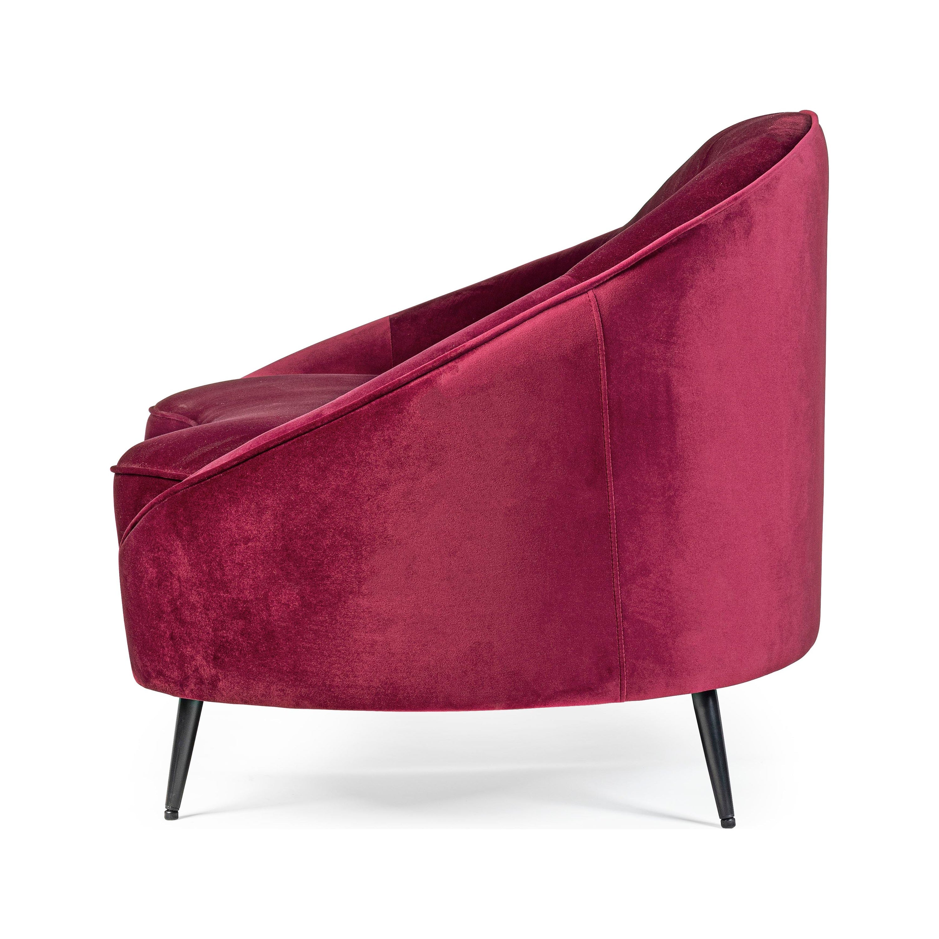 SERAPHIN 2 dalių sofa, vyno raudonumo spalva