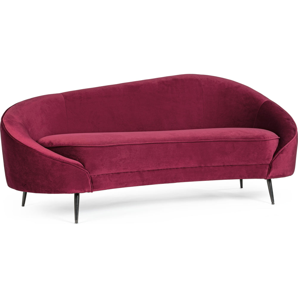 SERAPHIN 2 dalių sofa, vyno raudonumo spalva