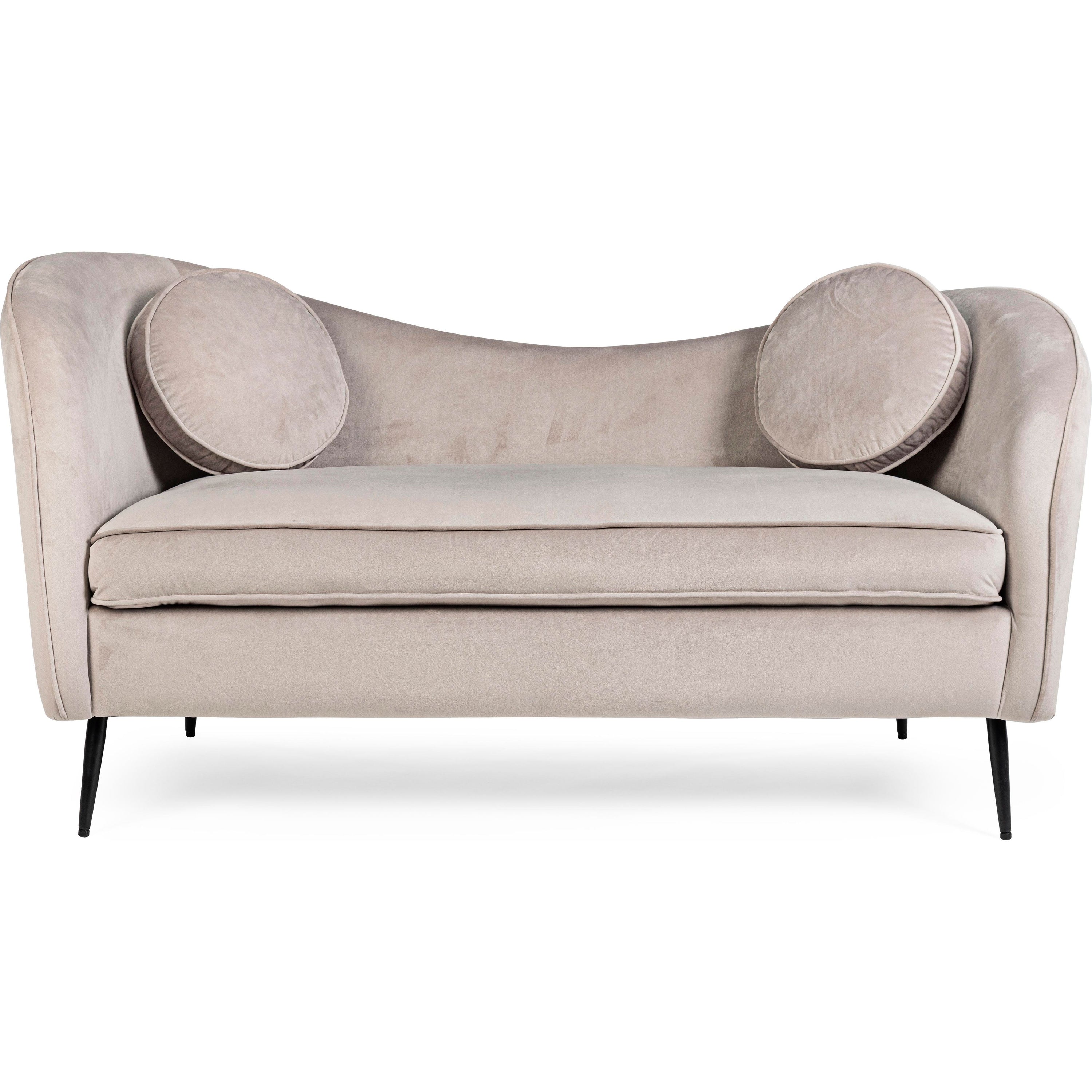 CANDIS 2 dalių sofa, šviesiai pilka spalva