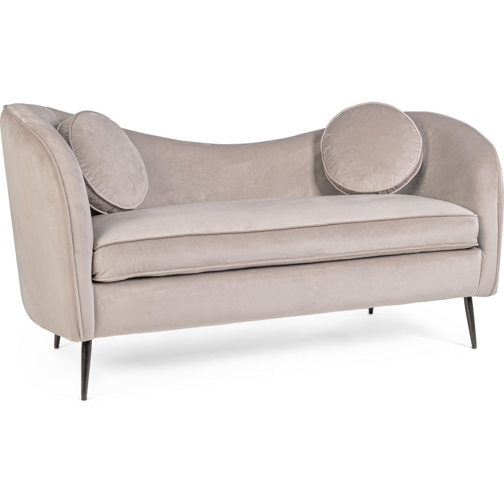 CANDIS 2 dalių sofa, šviesiai pilka spalva