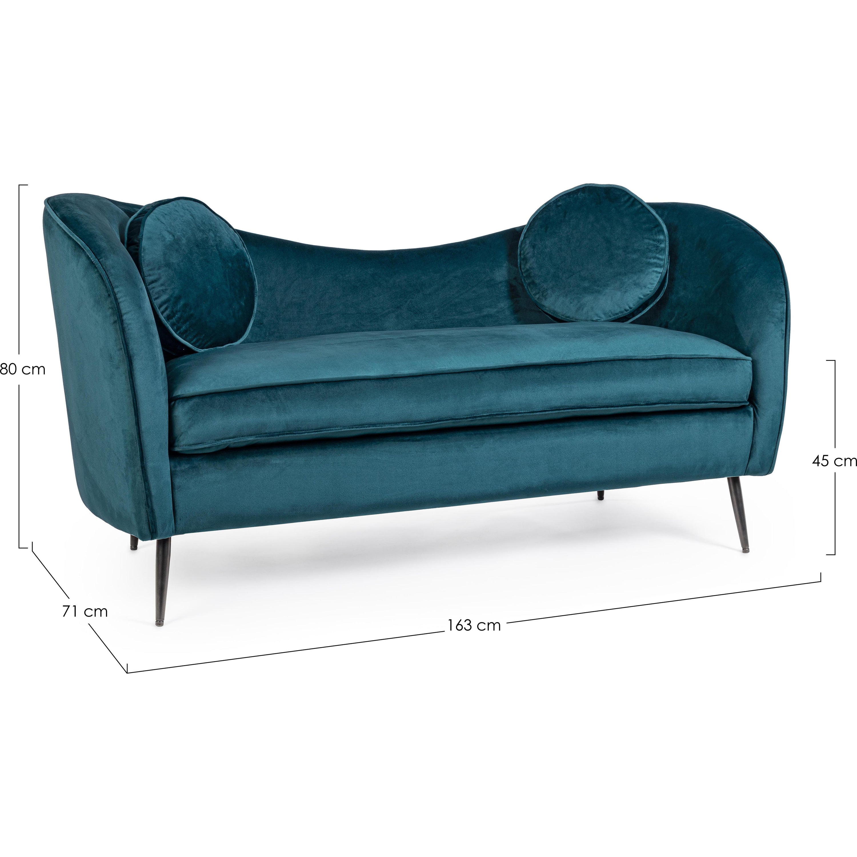 CANDIS 2 dalių sofa, turkio spalva