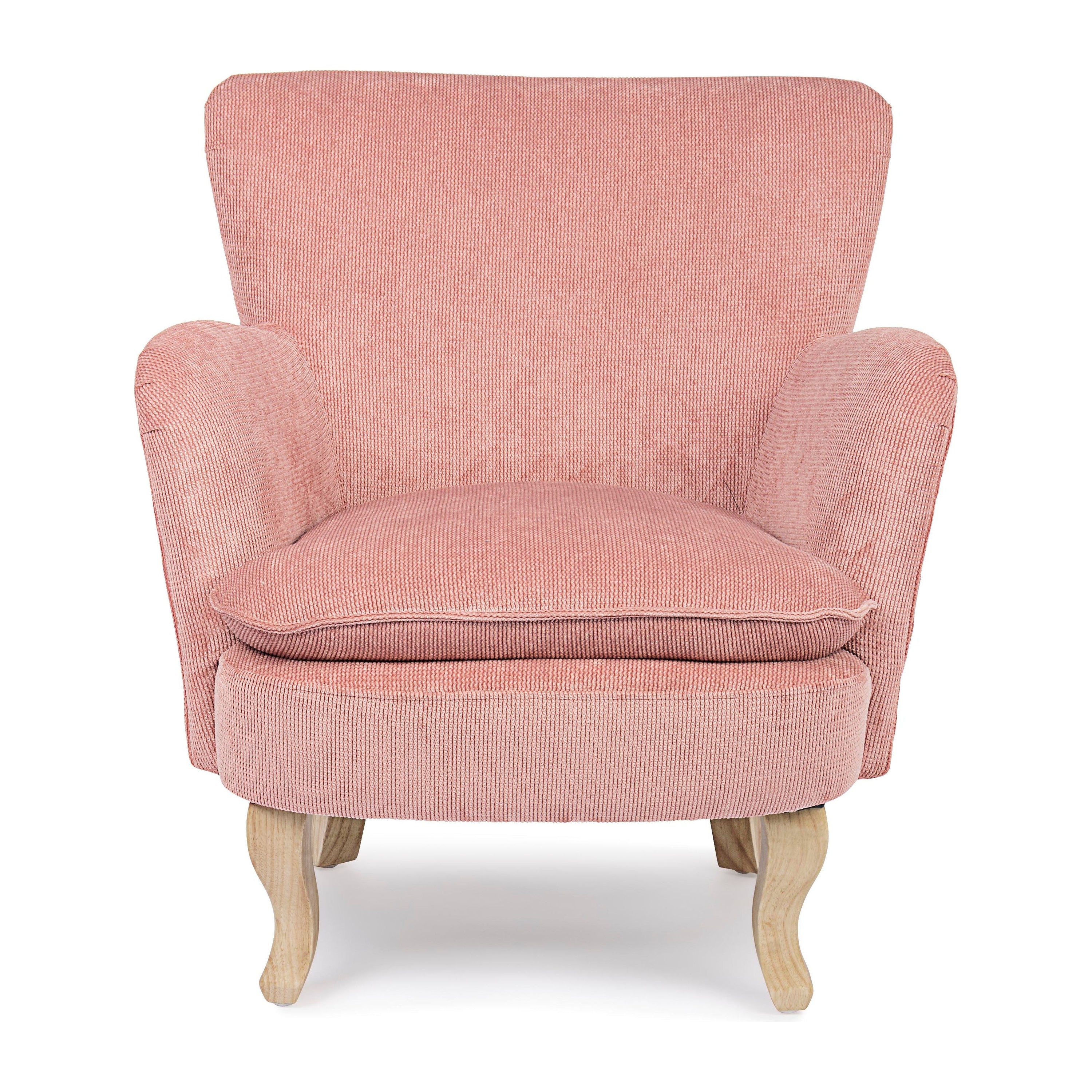 CHENILLE fotelis, rožinė