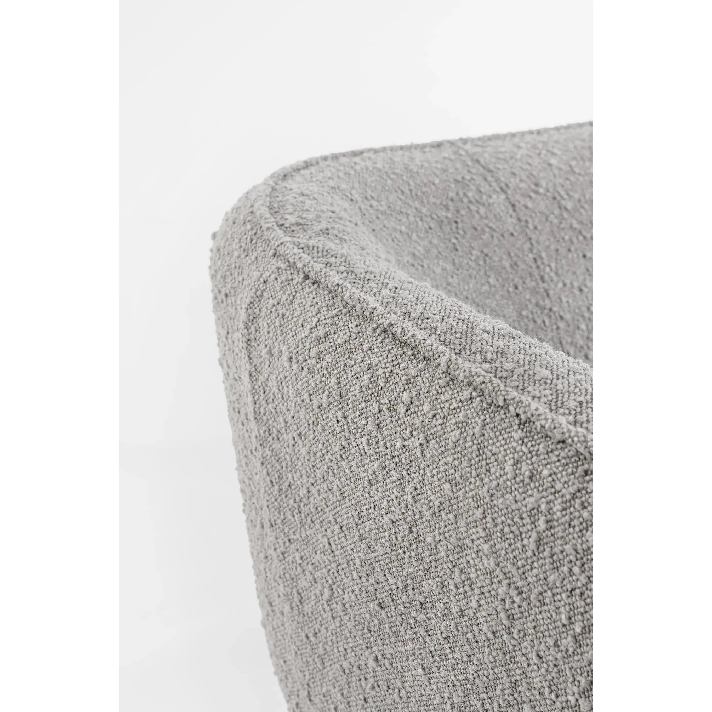 AVRIL 2 vietų sofa, boucle medžiaga, pilka