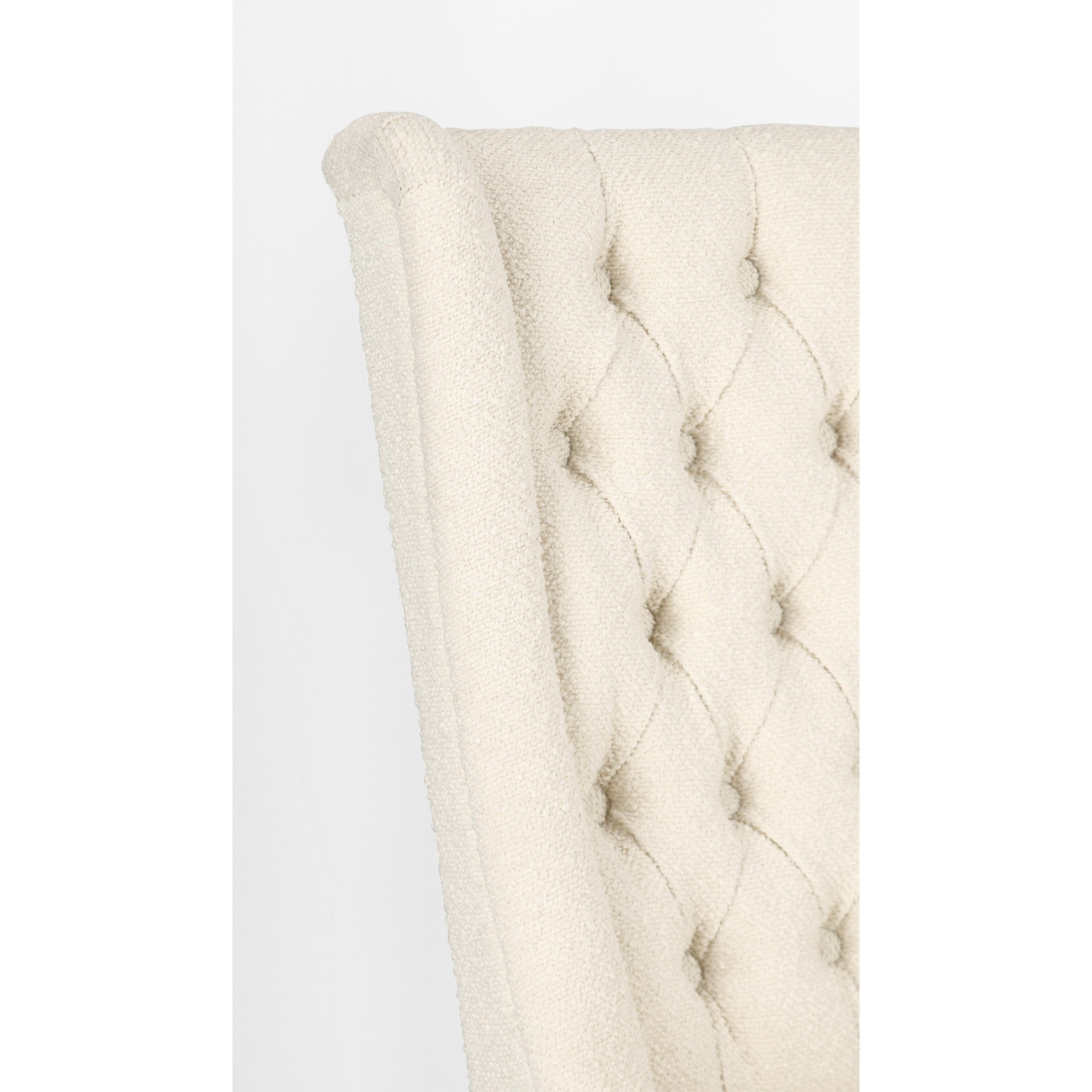 COLUMBIA chair, natural, bouclé