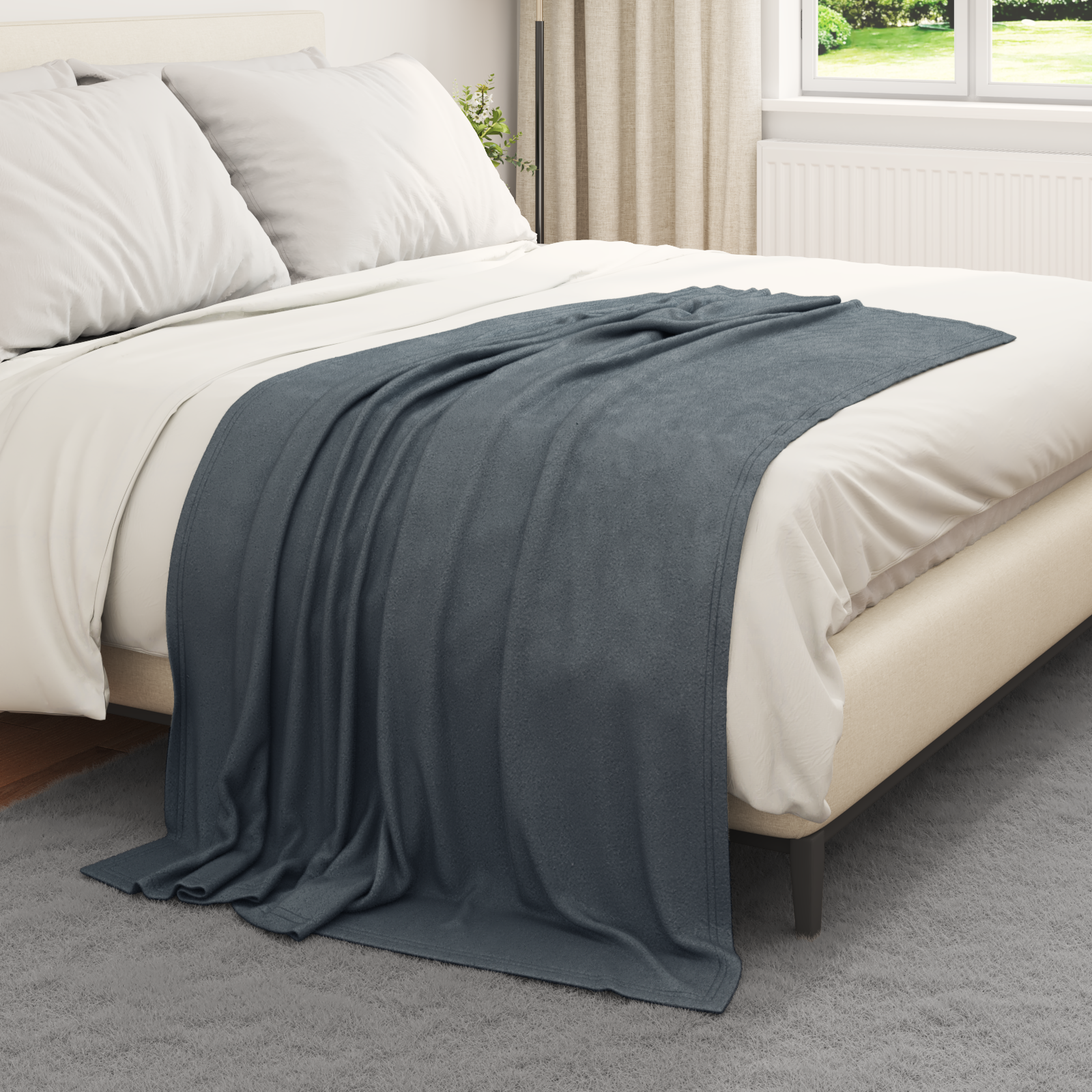 Mesti antklodės 6 pcs Tamsiai pilka 170 x 130 cm Flysas