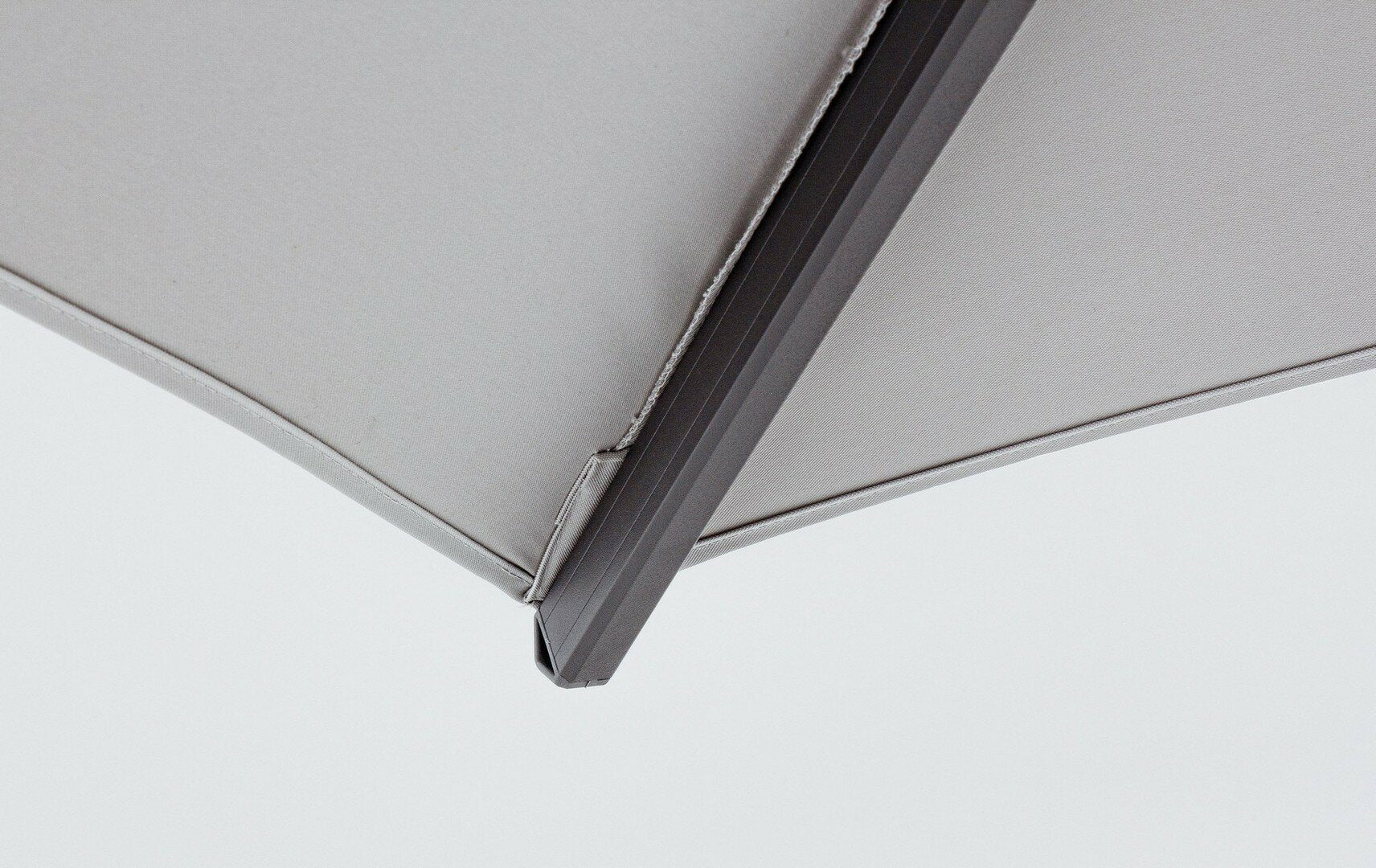Umbrella INES, 3x3 m, light grey