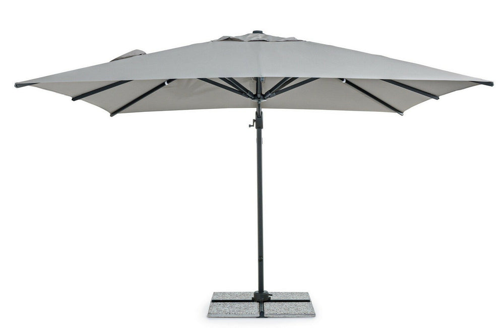 Umbrella INES, 3x3 m, light grey