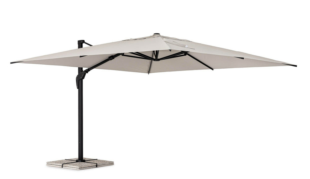 Parasol ARIES, 4x4 m, natural