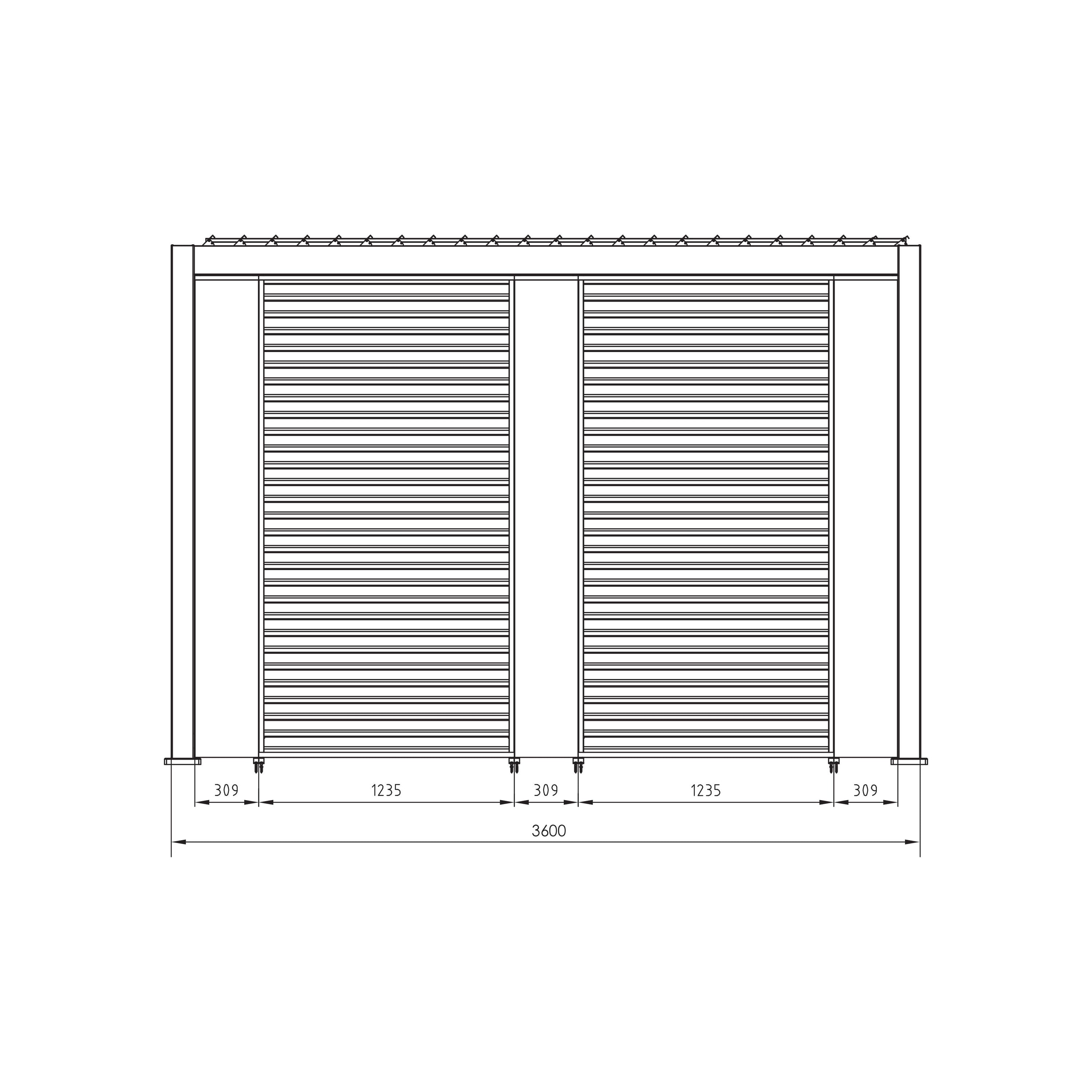 Pavėsinės panelė OCEAN CHARC