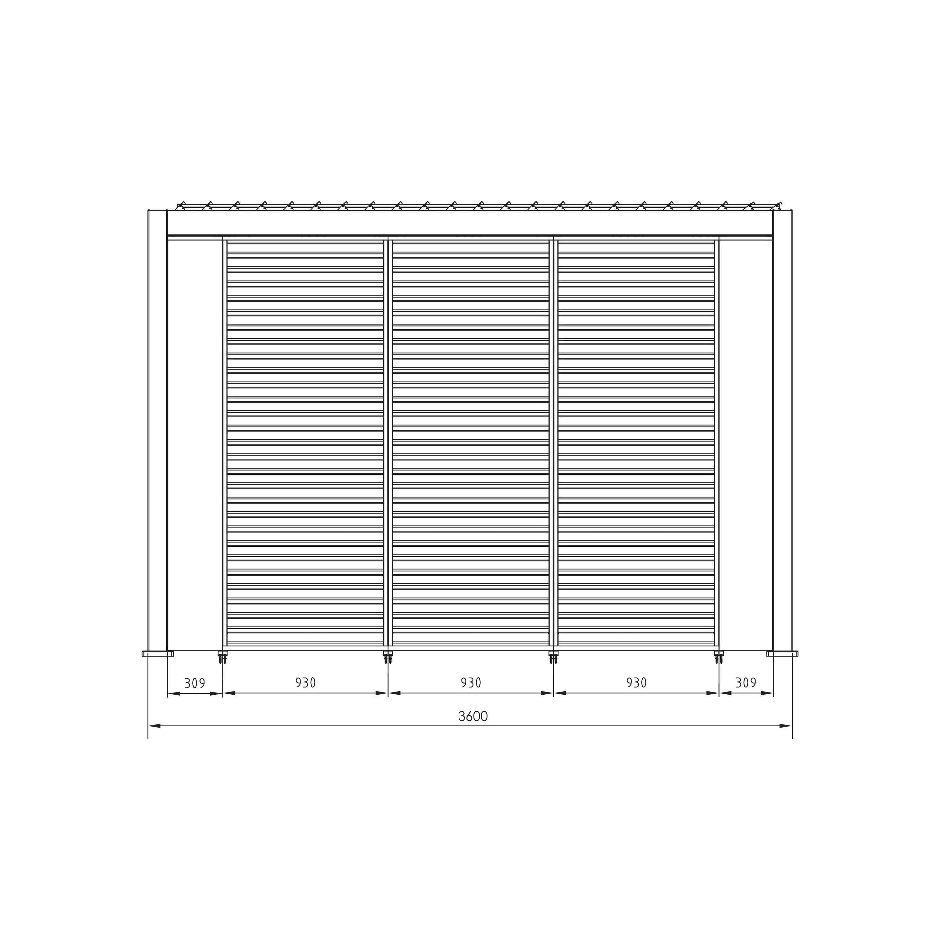 Pavėsinės panelė OCEAN CHARC