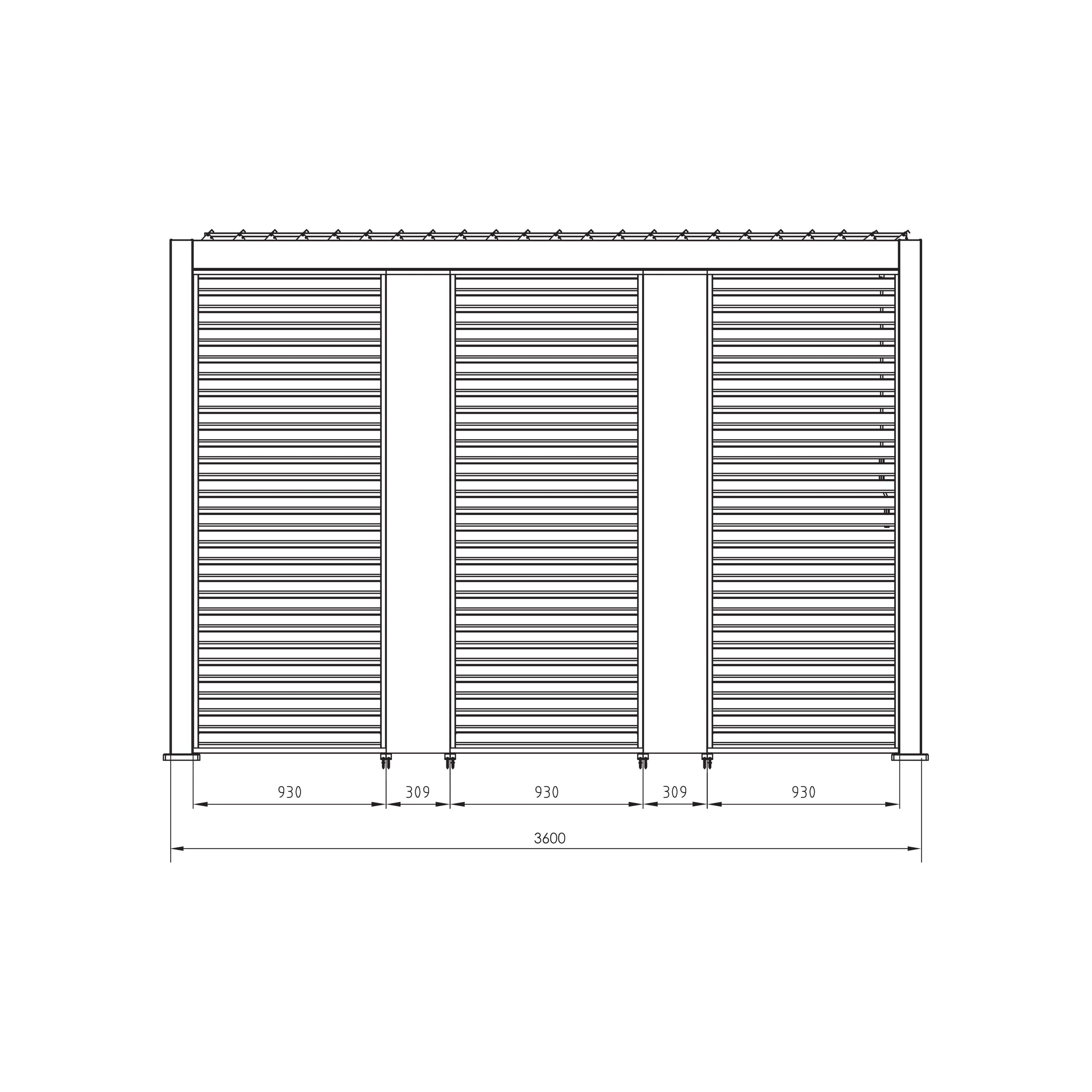 Pavėsinės panelė OCEAN CHARC