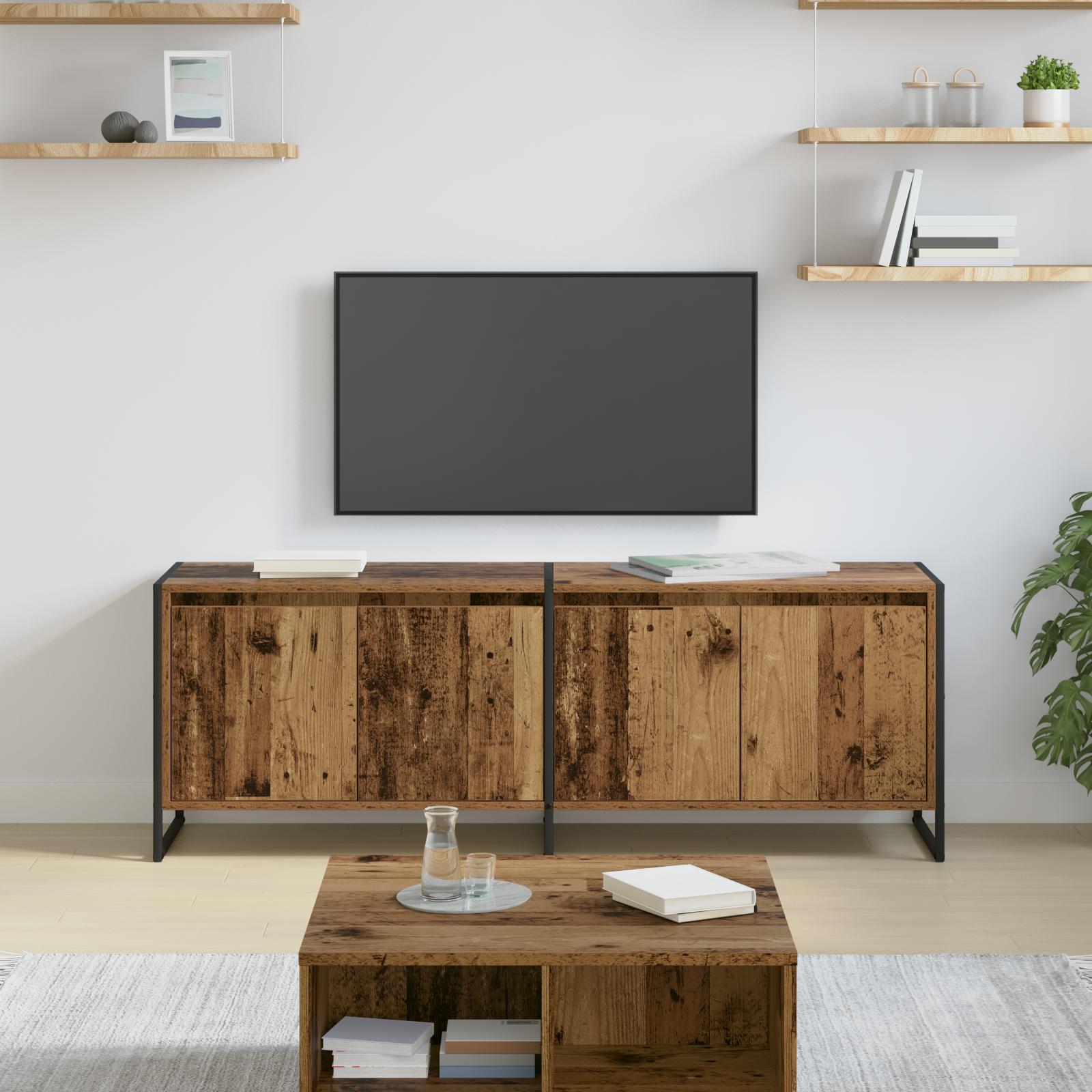 Televizora skapītis Antīks koks 140 x 36 x 49.5 cm