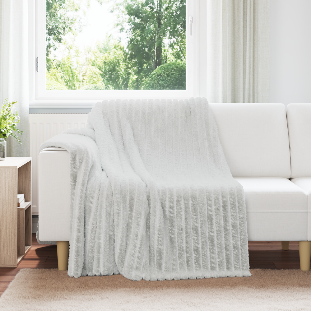 Throw Grey 200 x 150 cm Flysas