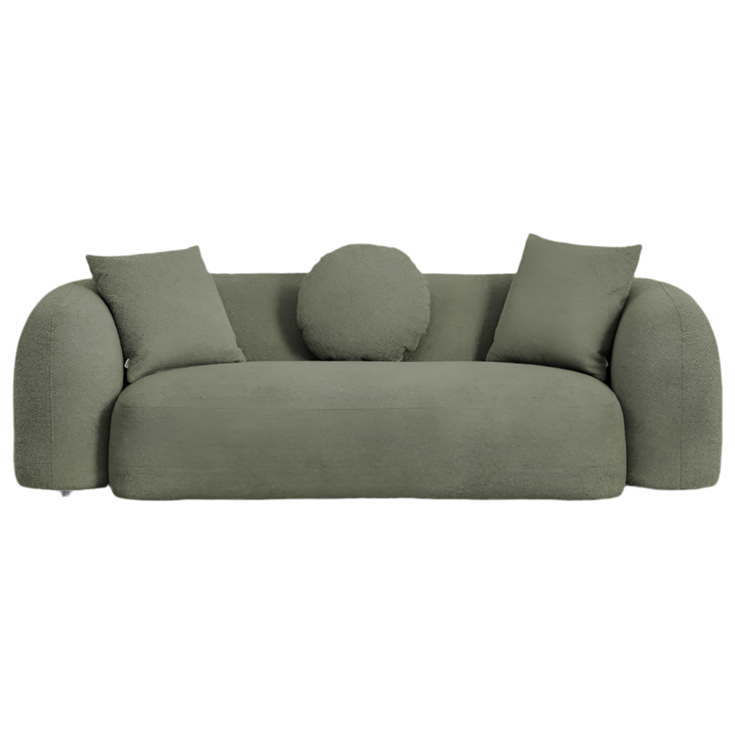 Trivietė sofa LUCIA, žalia