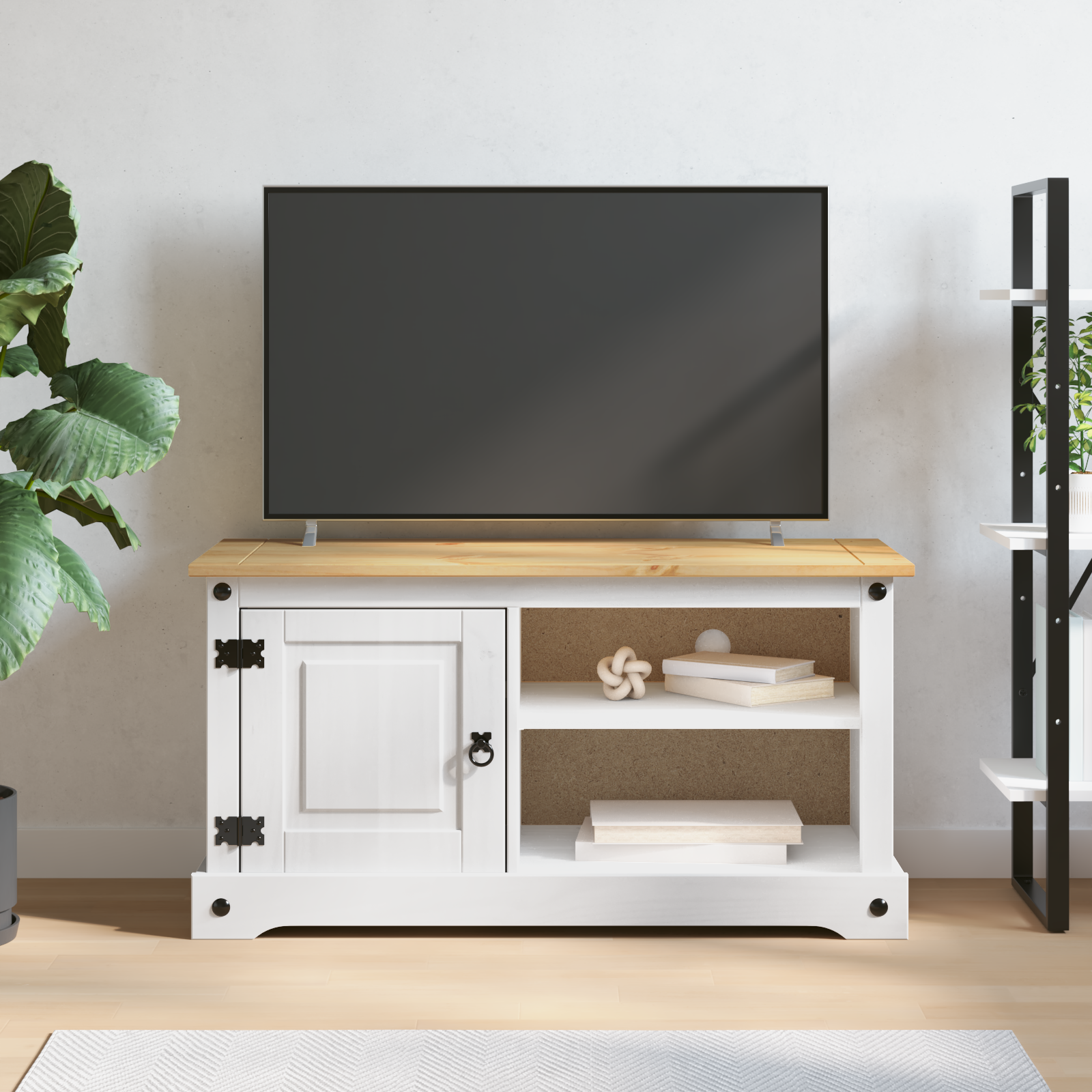 TV skapītis Corona Balts 100 x 40 x 52 cm