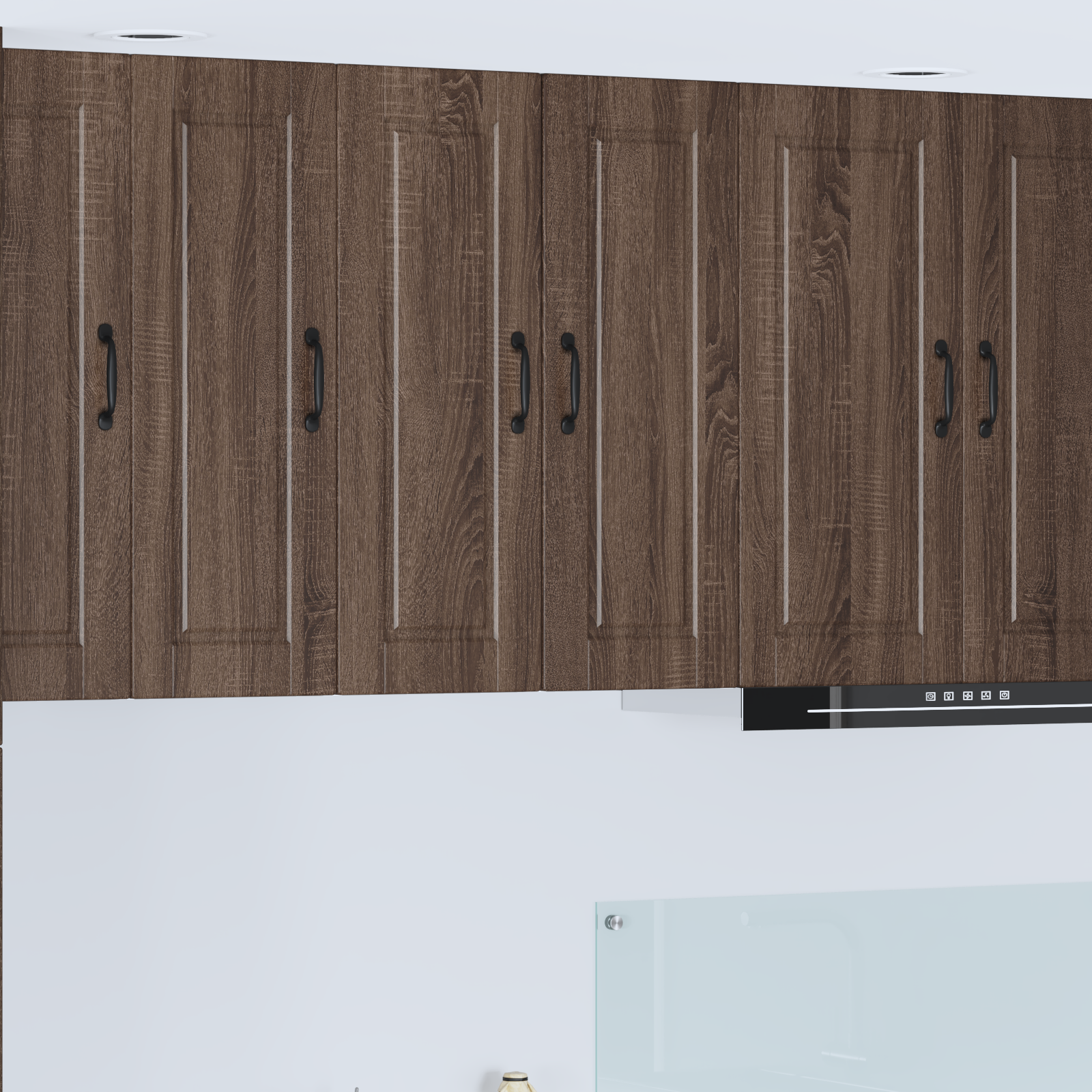 Virtuvės spintelė 2 pcs Rudas ąžuolas 30 x 31 x 80 cm