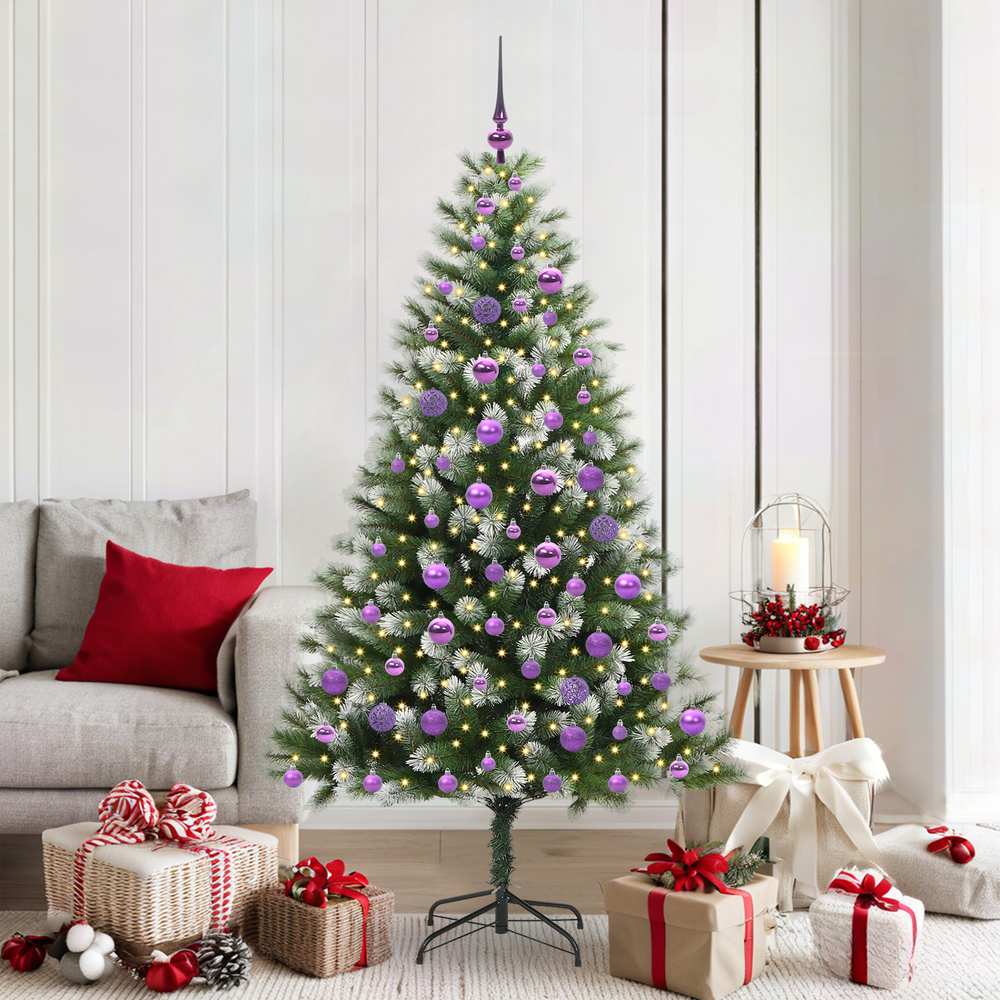 Artificial Flexible Christmas Tree DREAM CRYSTAL, with cushioned snow 180 cm.