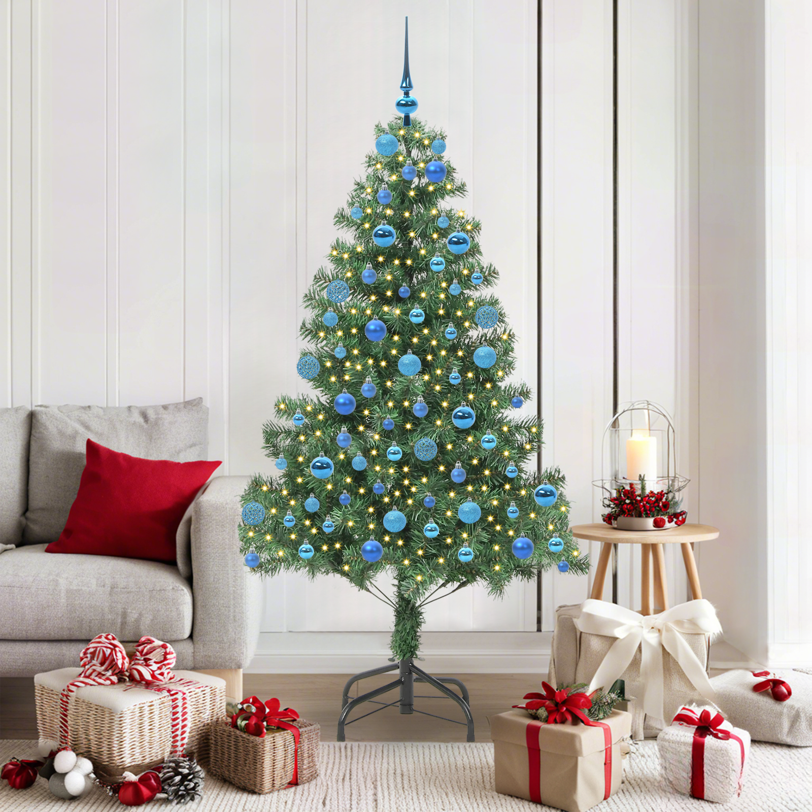 Kalėdų eglutė ARCTIC GROVE, su 300 LED stovu Žalia 180 cm.