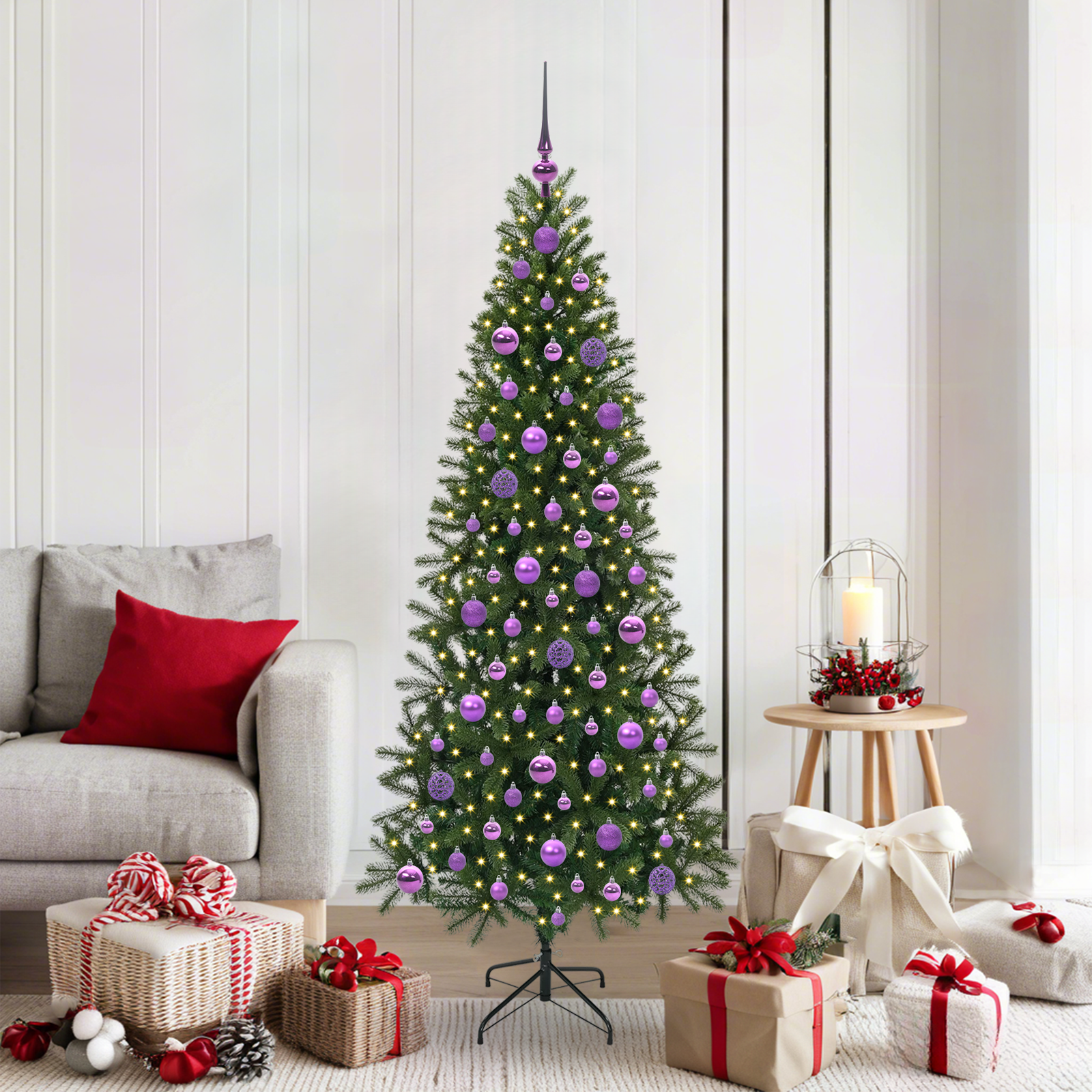 Dirbtinė Kalėdų eglutė BLOOM HOLLOW, su 300 LED Žalia 180 cm.  ir