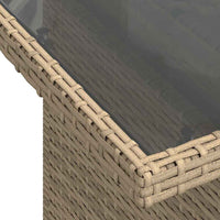 10 dalių sodo sofa rinkinys su pagalvėlėmis Smėlio poli ratanas - Namų Idėja