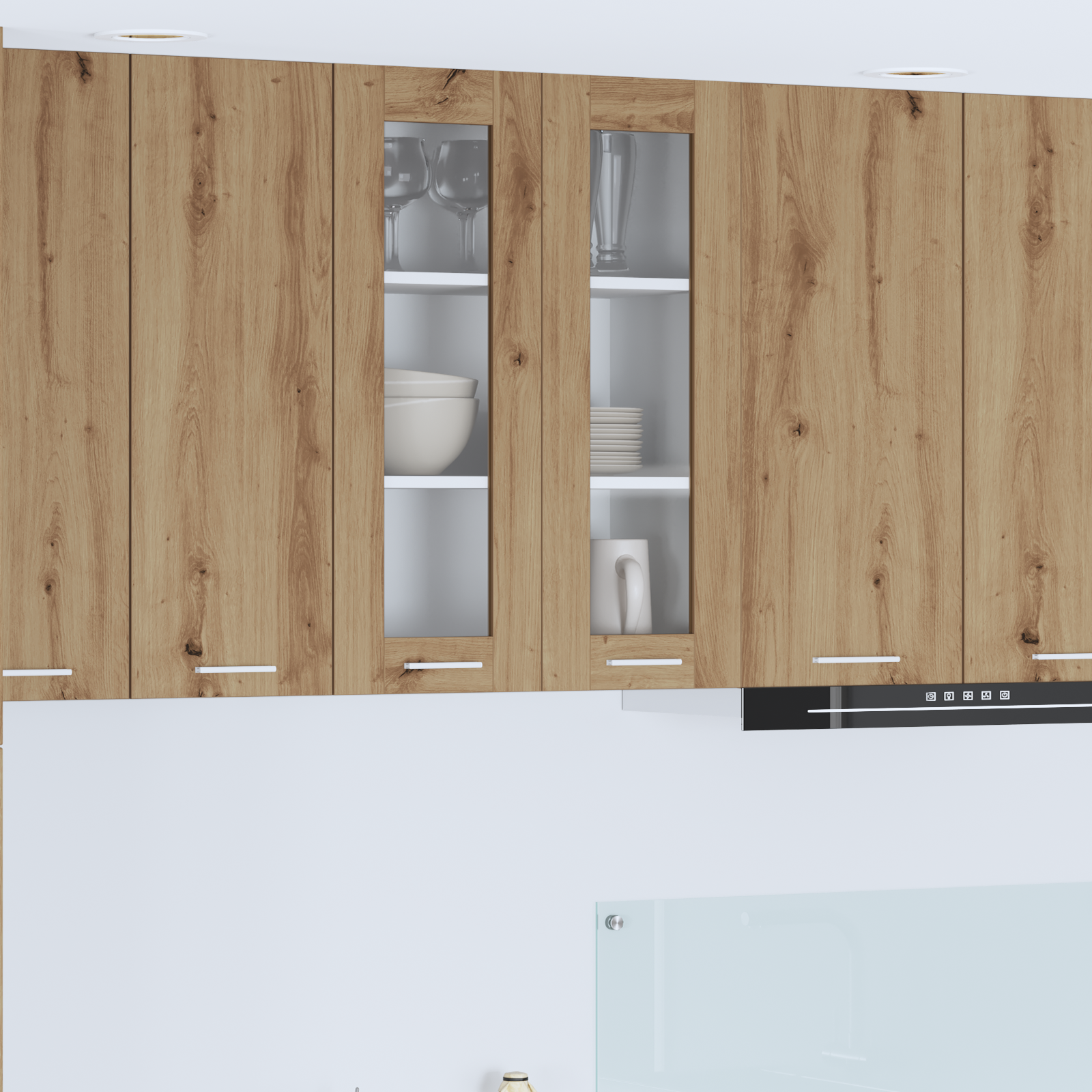 Wall cabinet Riga Artisan oak 60 x 31 x 80 cm