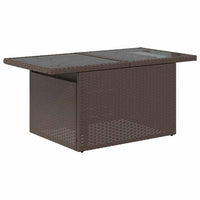 11 dalių sodo sofa rinkinys su pagalvėlėmis ruda poli ratanas - Namų Idėja