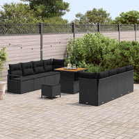 11 Dalys Juoda Sodų Sofa Su Pagalvėlėmis - Namų Idėja