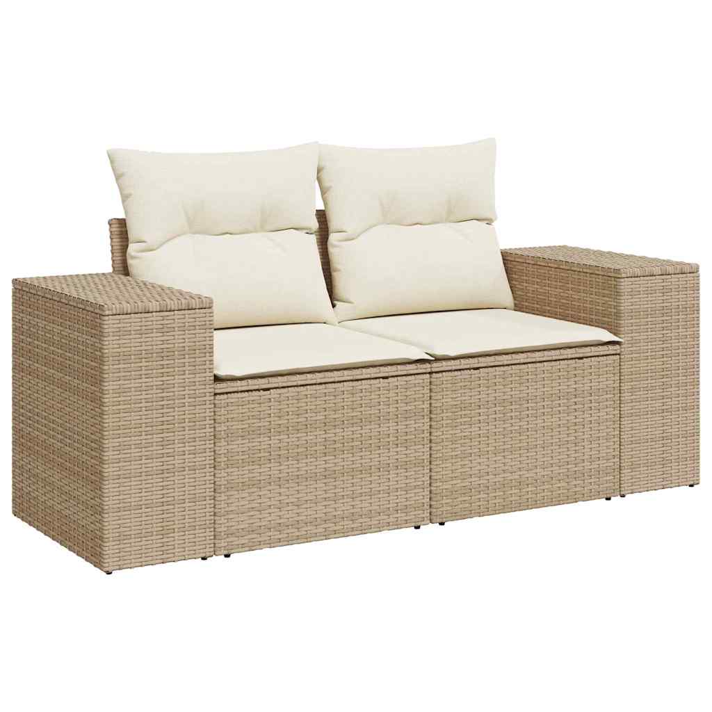 11 dalys sodo sofa rinkinys su pagalvėlėmis bežinė poliratanas akacija - Namų Idėja