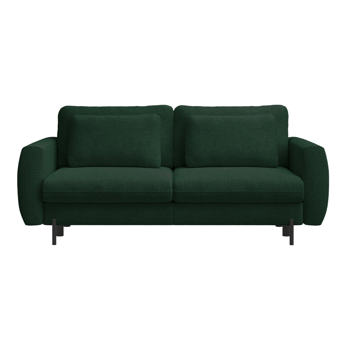Sofa-lova SEANE, butelio, žalias šenilas
