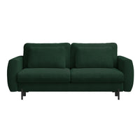 Sofa-lova SEANE, butelio, žalias šenilas