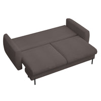 Sofa-lova SEANE, ruda, šenilas šenilo – užpakalinė dalis