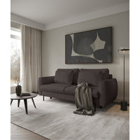 Sofa-lova SEANE, ruda, šenilas šenilo neutralioje paletėje