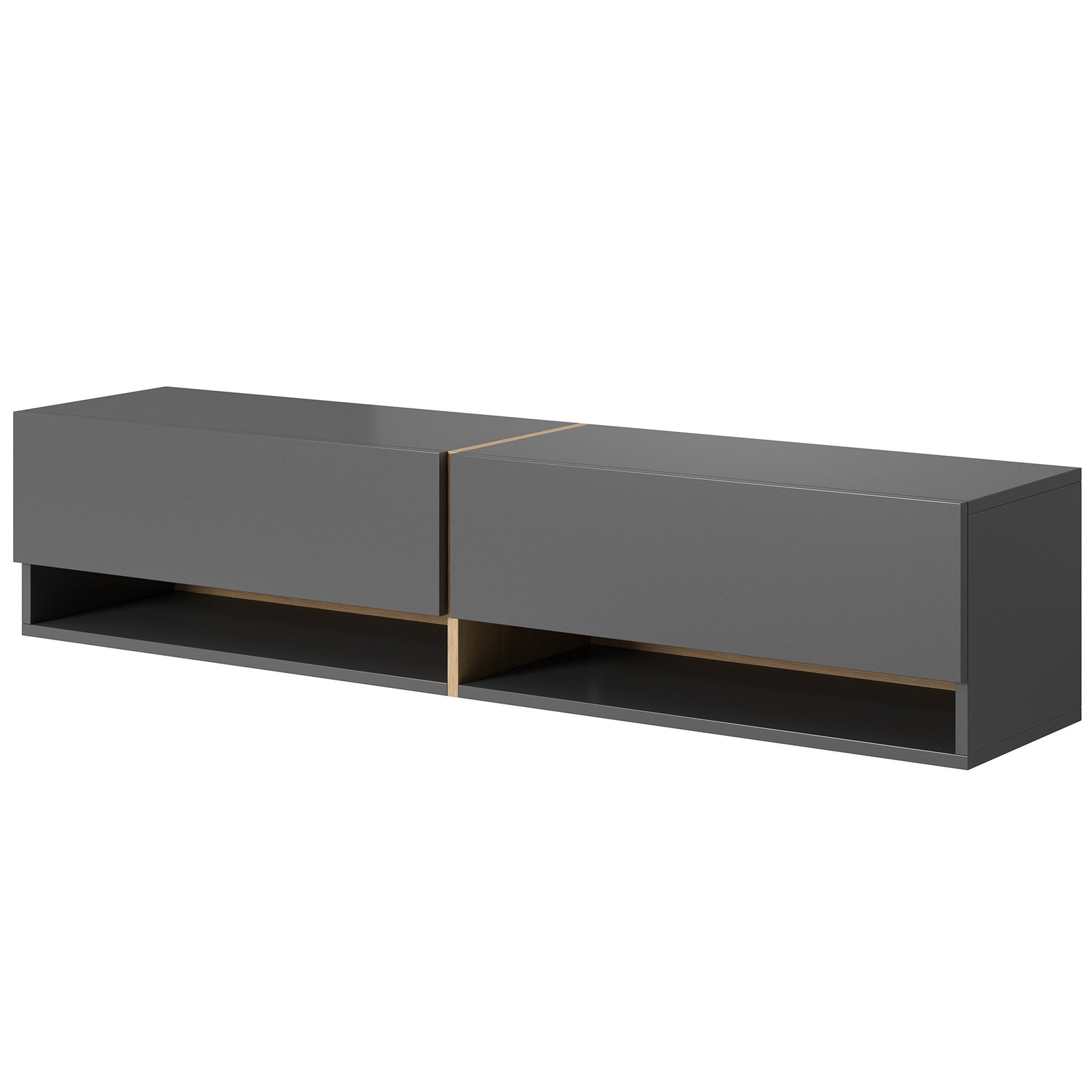 TV staliukas MIRRGO, grafito, 140 cm