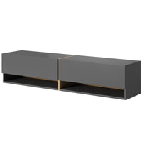 TV staliukas MIRRGO, grafito, 140 cm