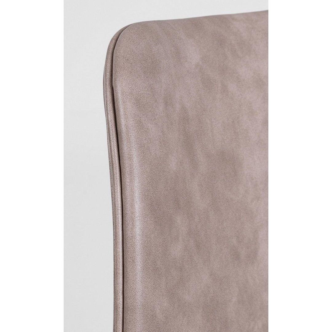 KYRA valgomojo kėdė, beige spalva, juodos kojos